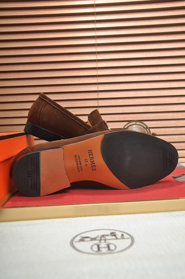 Hermes Men’s Leather Dress Shoes Colorway 3 1133280-3