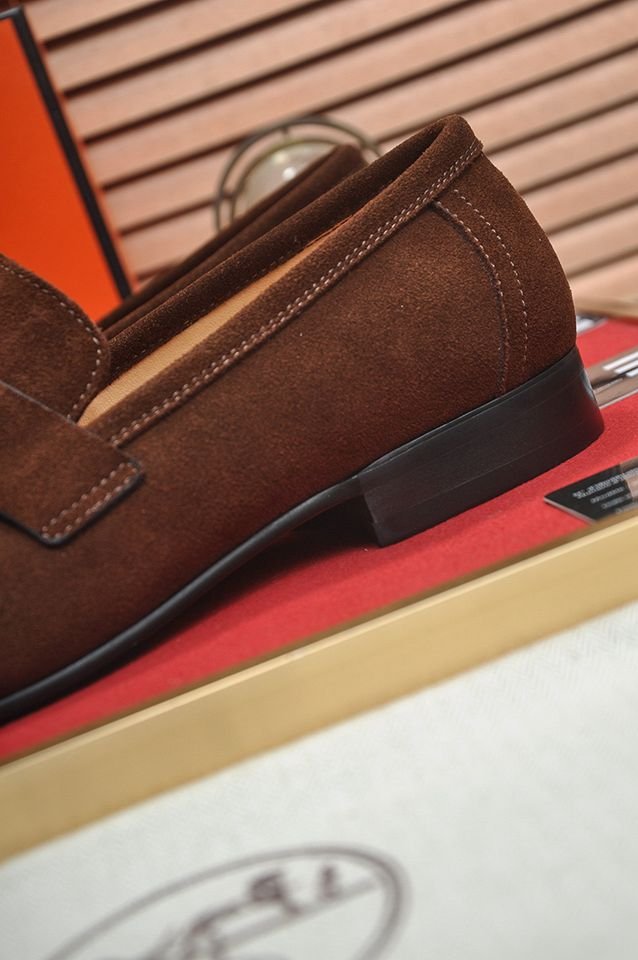 Hermes Men’s Leather Dress Shoes Colorway 3 1133280-3