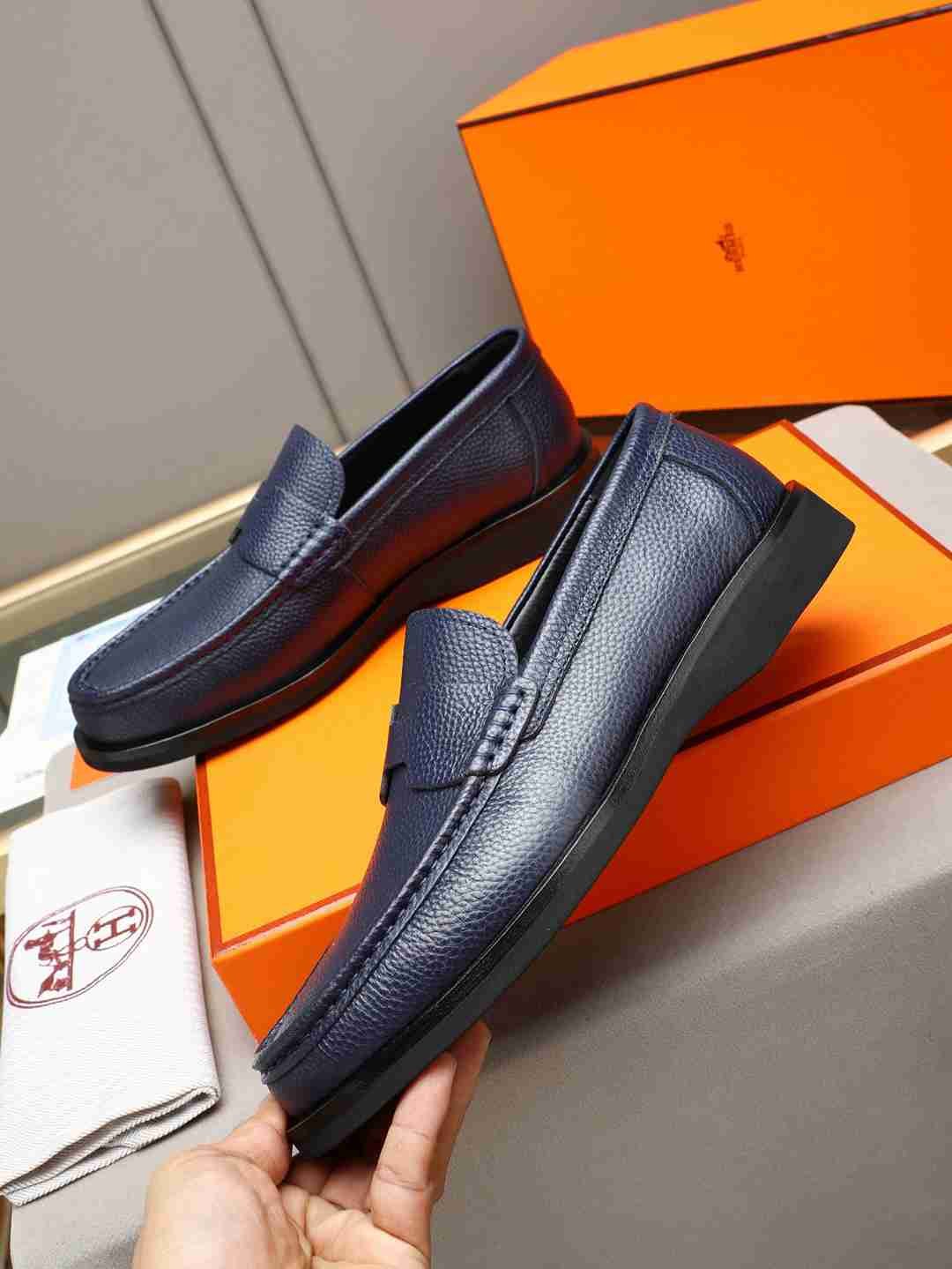 Hermes Men’s Leather Loafers Colorway 5 1308310-5