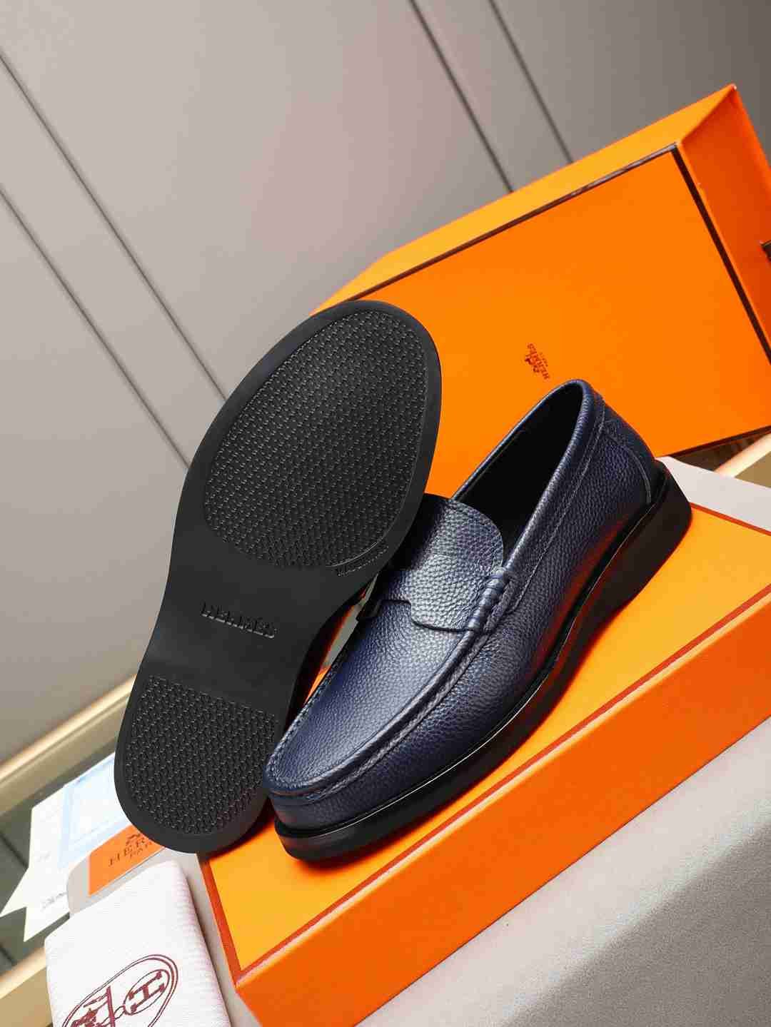 Hermes Men’s Leather Loafers Colorway 5 1308310-5