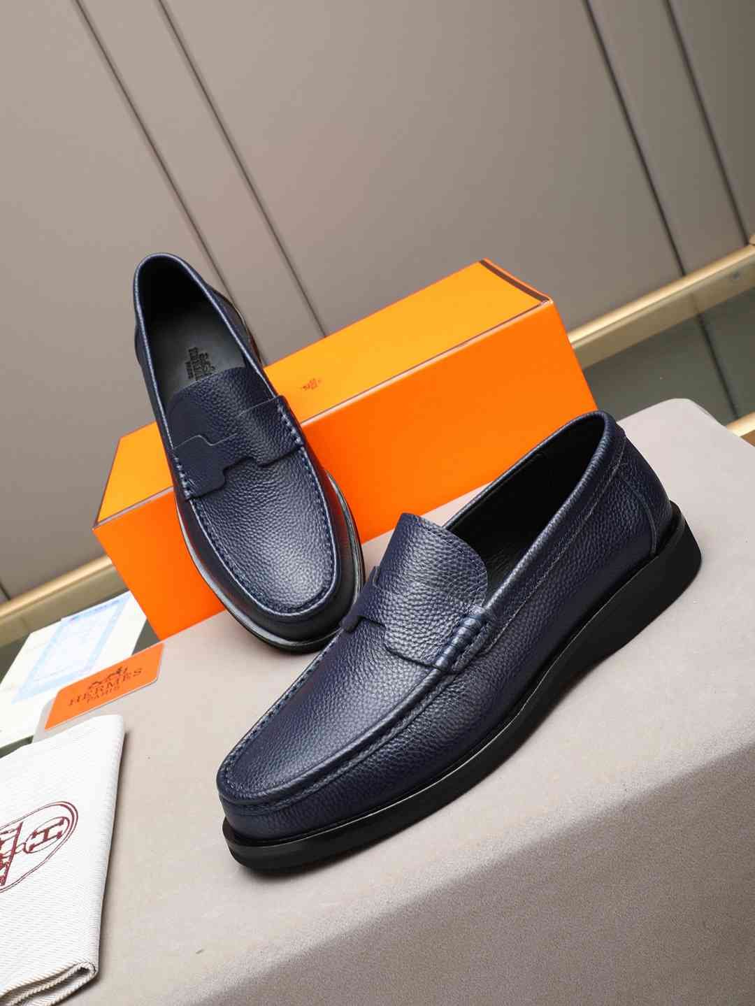 Hermes Men’s Leather Loafers Colorway 5 1308310-5