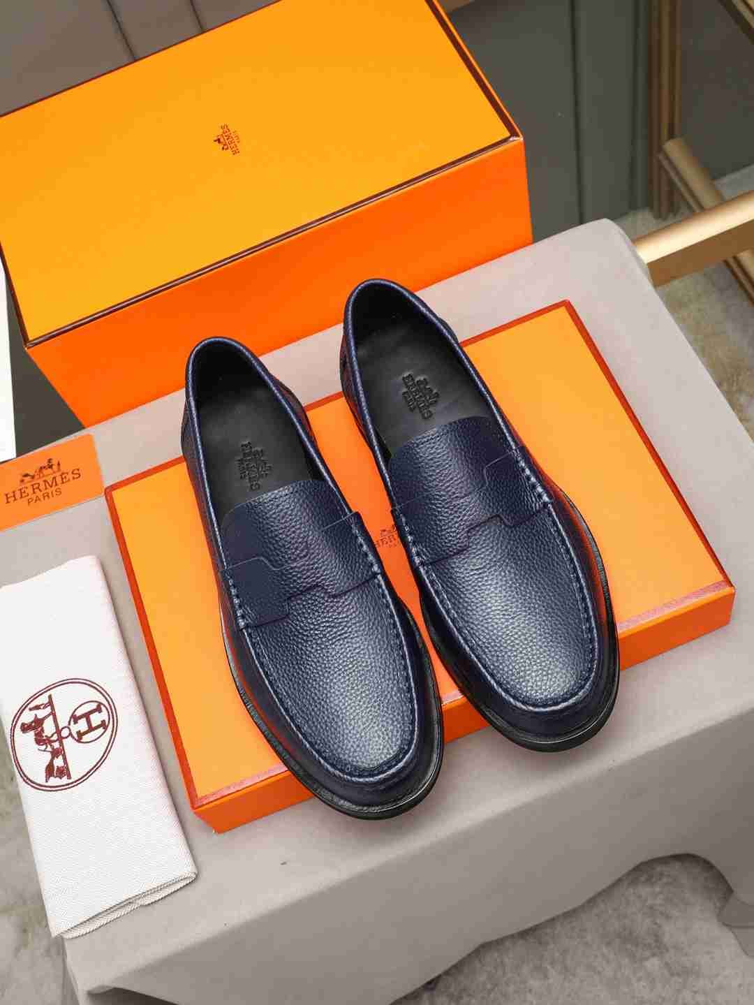 Hermes Men’s Leather Loafers Colorway 5 1308310-5