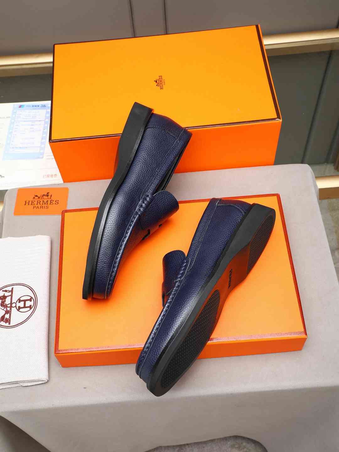 Hermes Men’s Leather Loafers Colorway 5 1308310-5