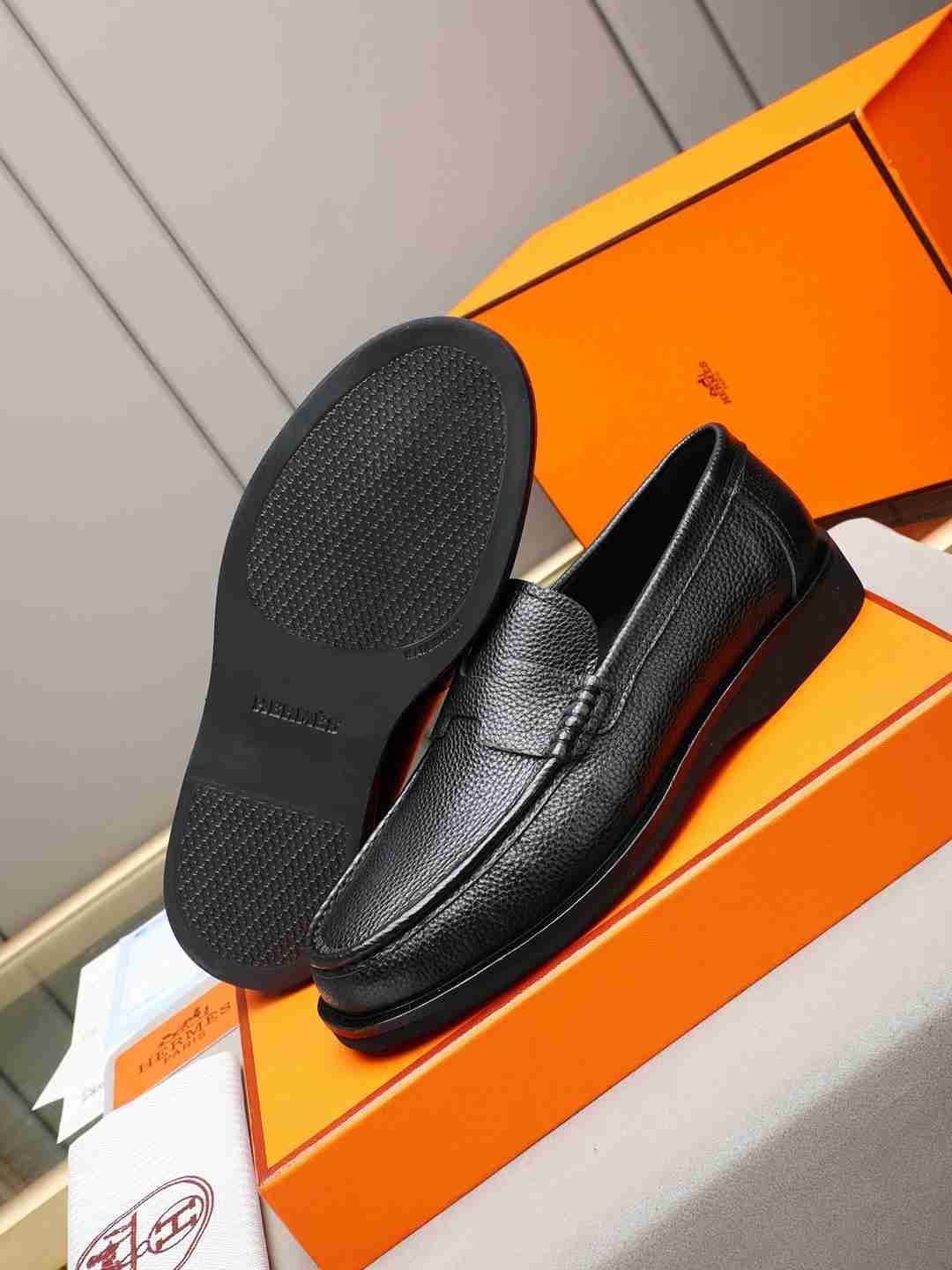 Hermes Men’s Leather Loafers Colorway 4 1308310-4