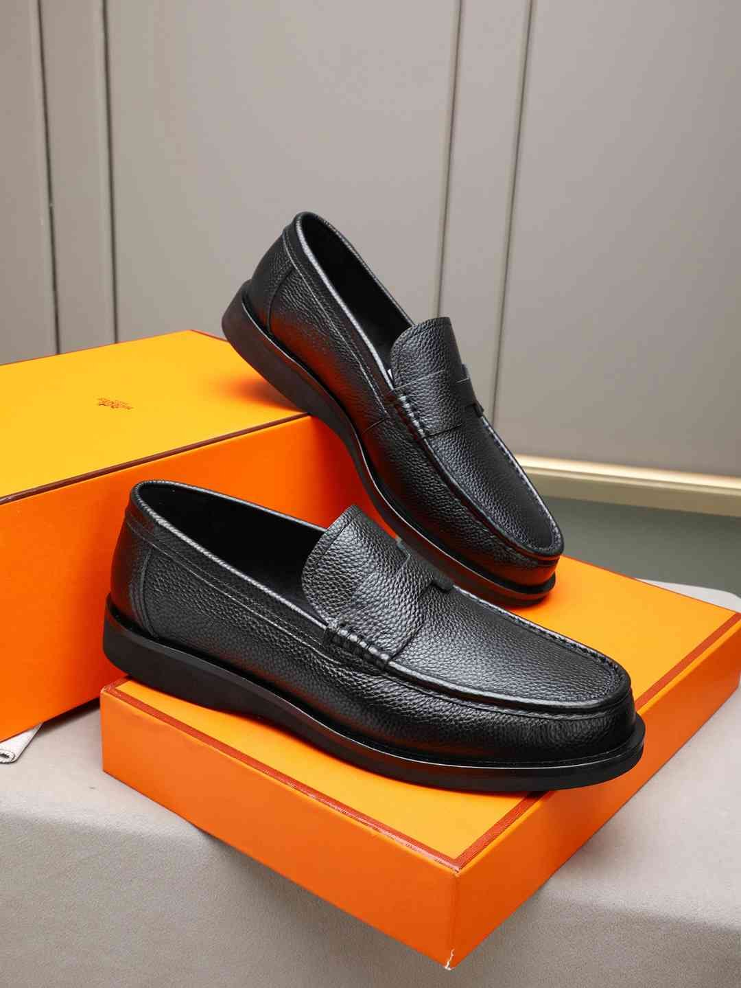 Hermes Men’s Leather Loafers Colorway 4 1308310-4