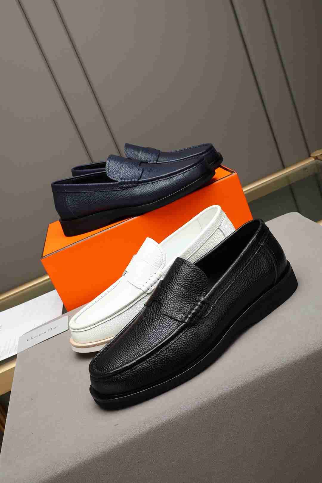 Hermes Men’s Leather Loafers Colorway 4 1308310-4