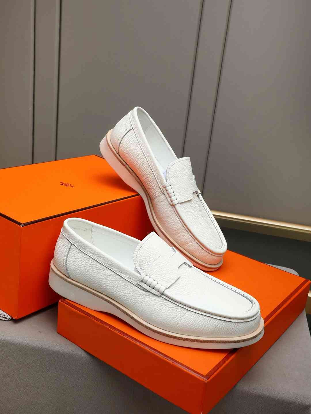 Hermes Men’s Leather Loafers Colorway 3 1308310-3