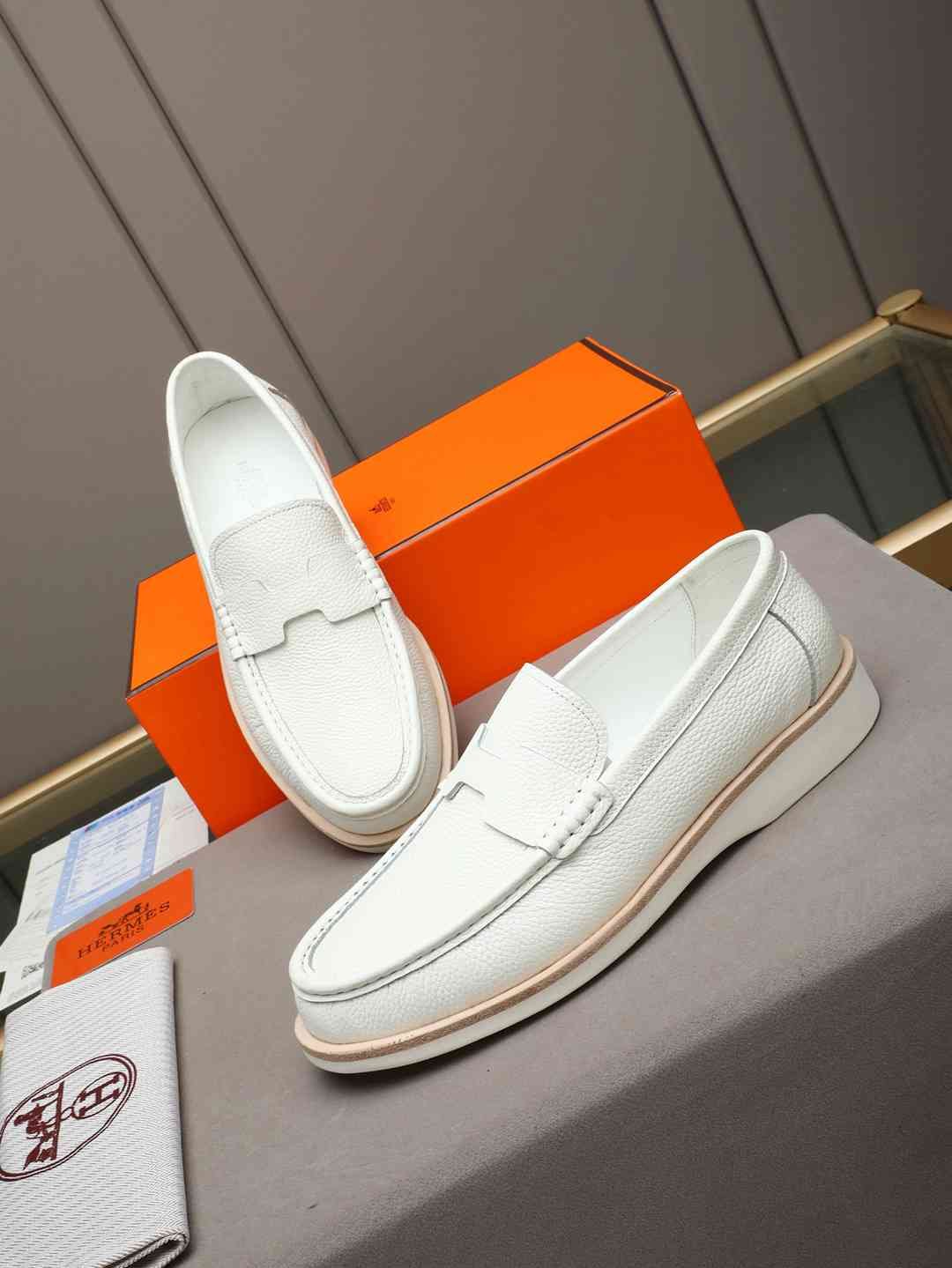 Hermes Men’s Leather Loafers Colorway 3 1308310-3