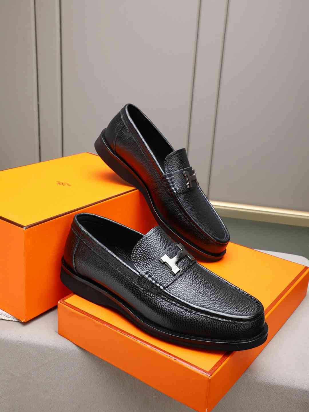 Hermes Men’s Leather Loafers Colorway 2 1308310-2