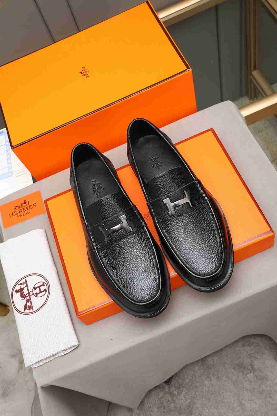 Hermes Men’s Leather Loafers Colorway 2 1308310-2