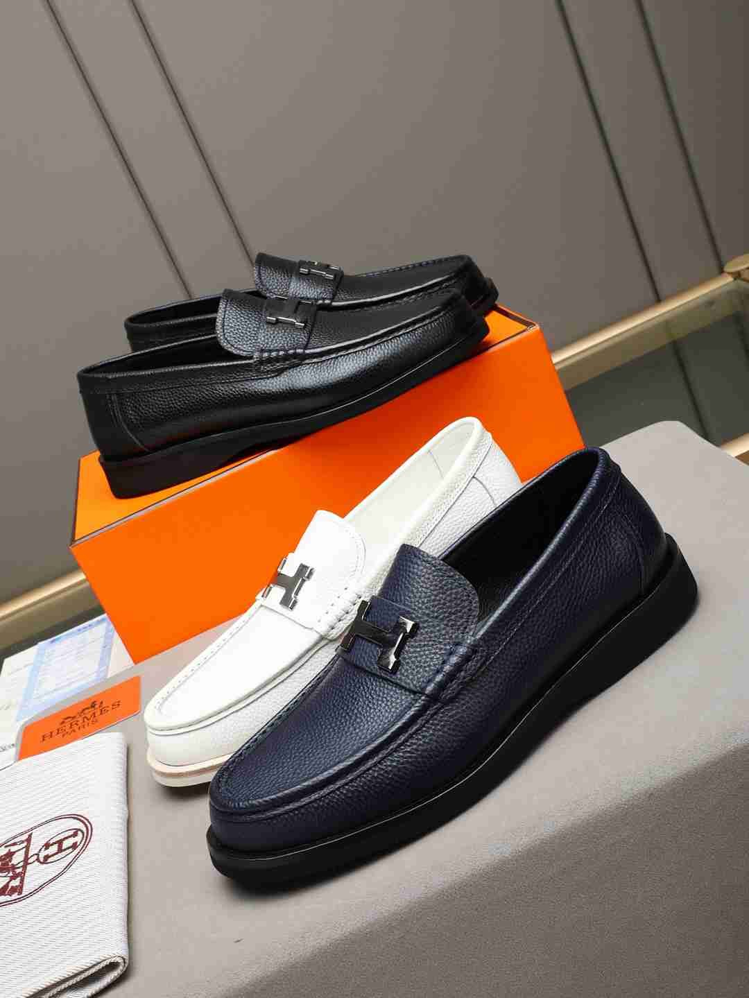 Hermes Men’s Leather Loafers Colorway 2 1308310-2