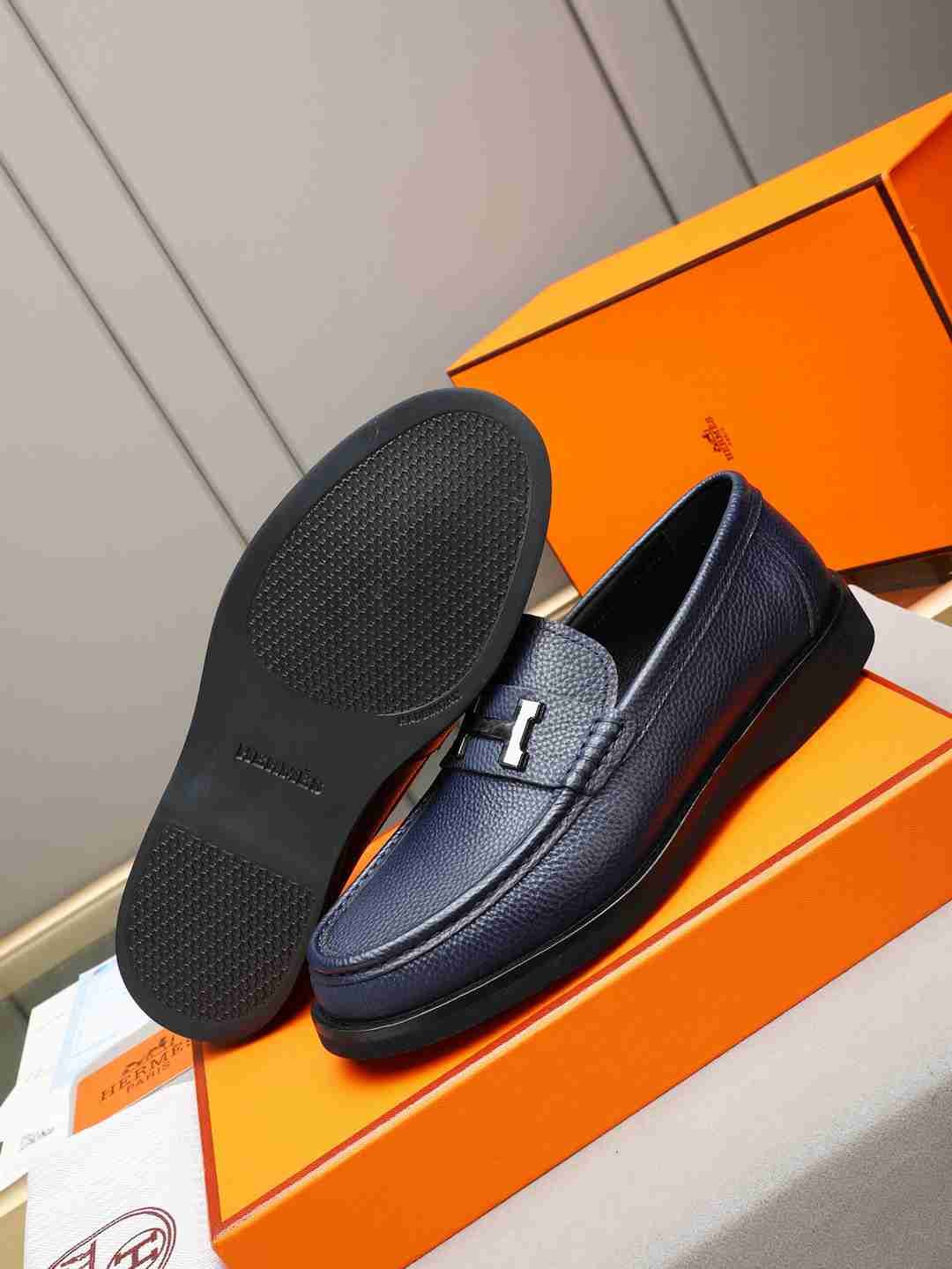 Hermes Men’s Leather Loafers Colorway 1 1308310-1