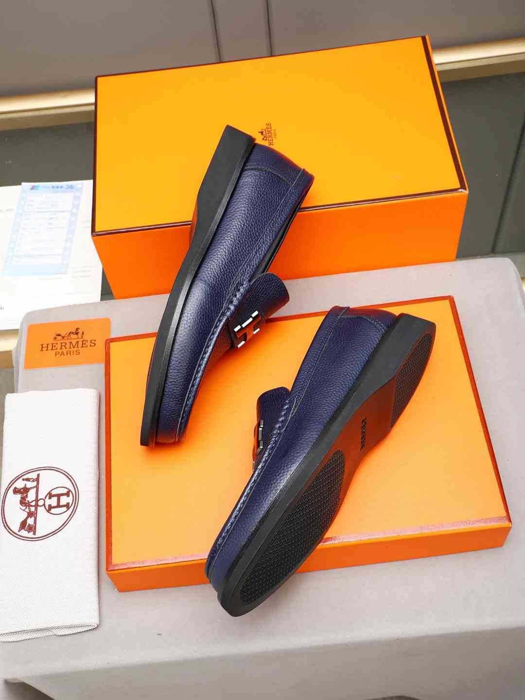 Hermes Men’s Leather Loafers Colorway 1 1308310-1