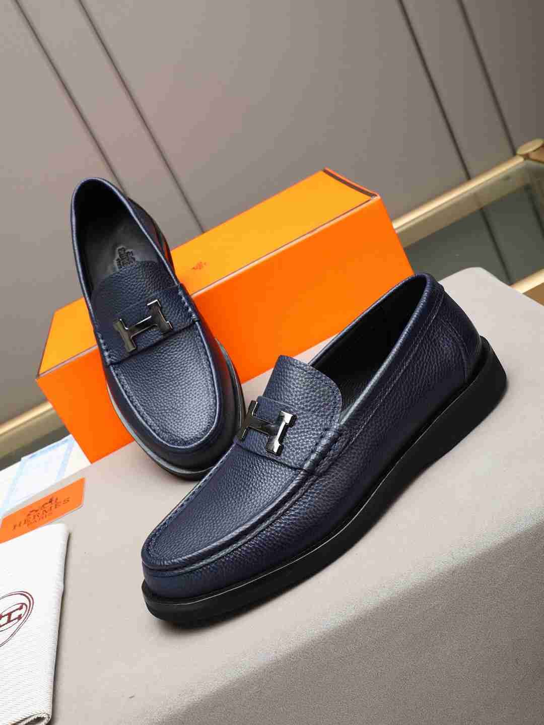 Hermes Men’s Leather Loafers Colorway 1 1308310-1