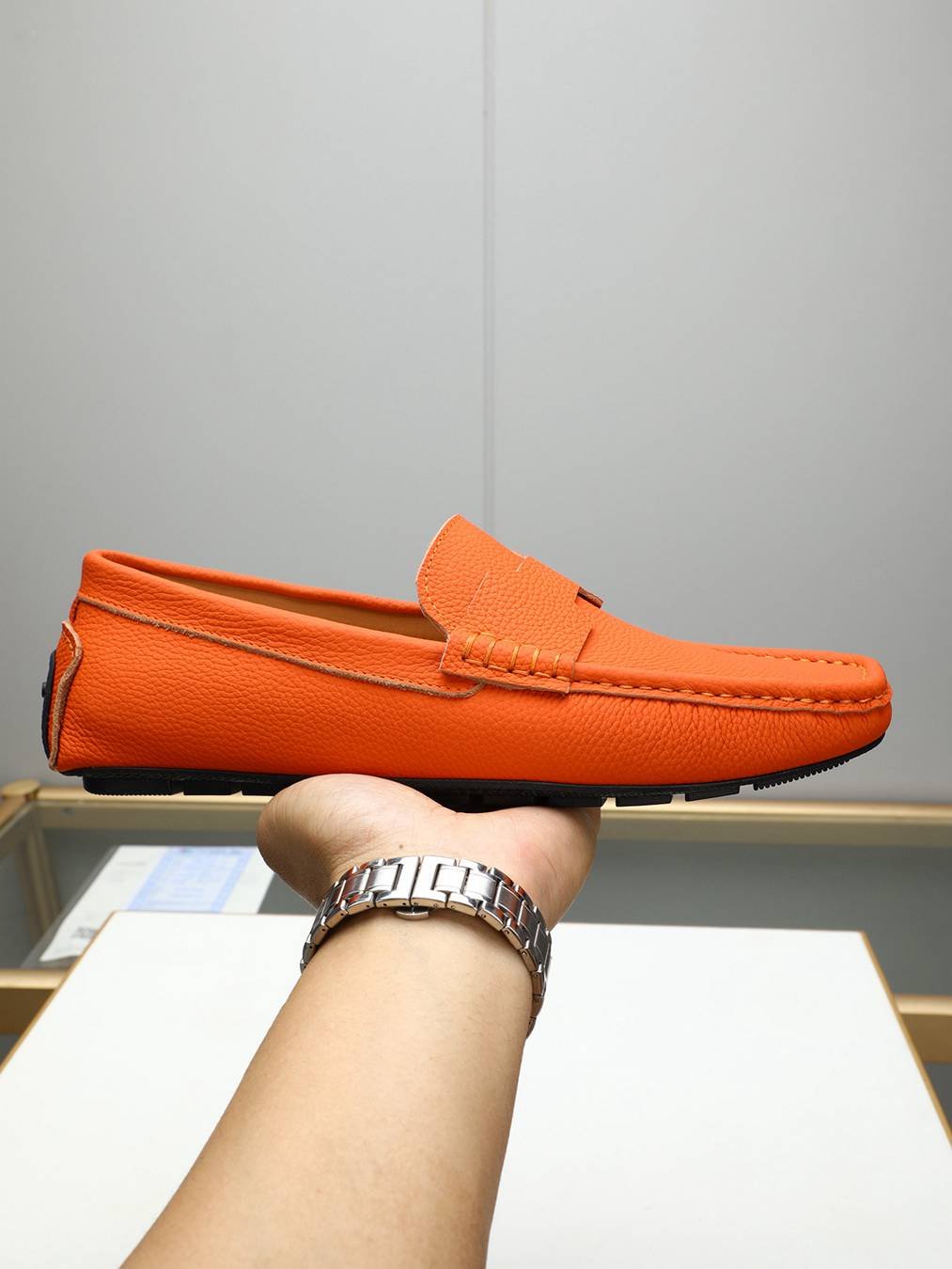 Hermes Men's Leather Sneakers Colorway 10 1308220-10