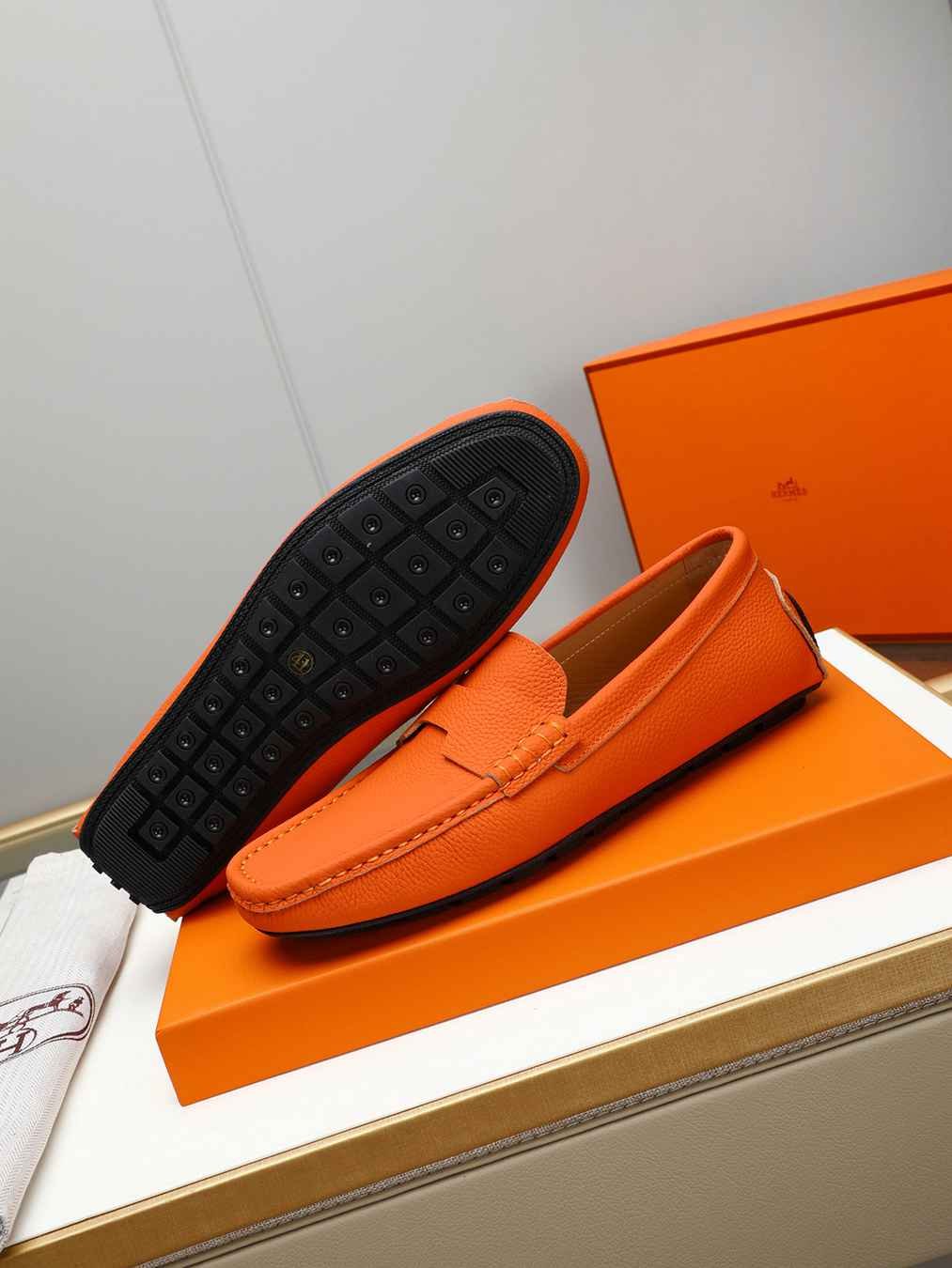 Hermes Men’s Leather Sneakers Colorway 10 1308220-10