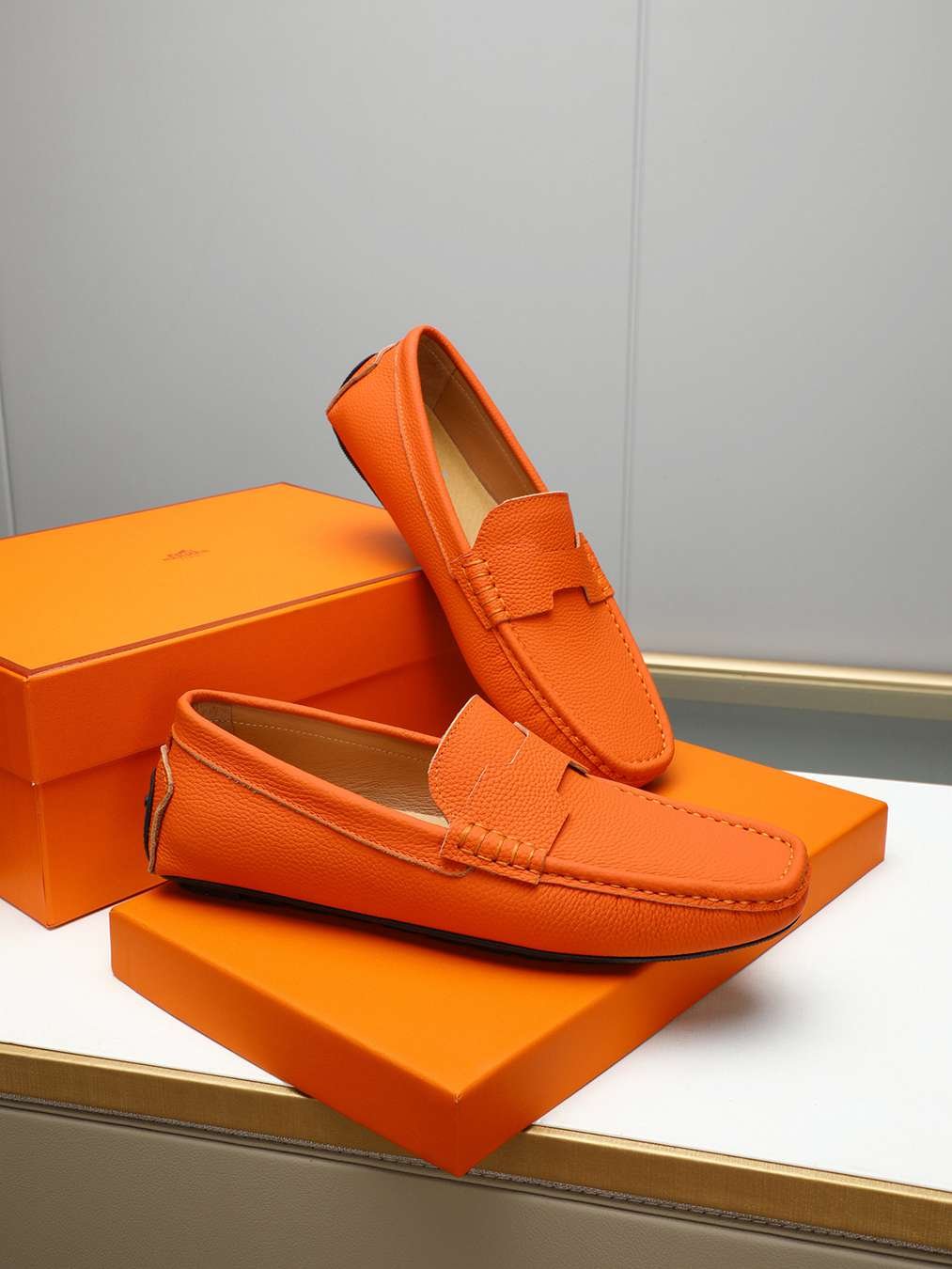 Hermes Men’s Leather Sneakers Colorway 10 1308220-10