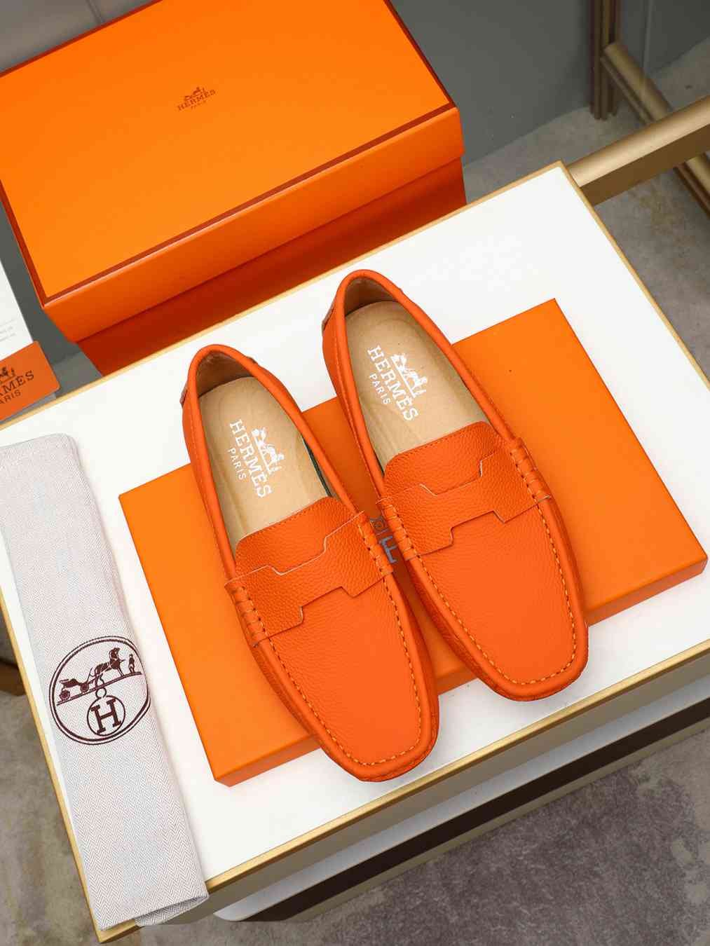 Hermes Men’s Leather Sneakers Colorway 10 1308220-10