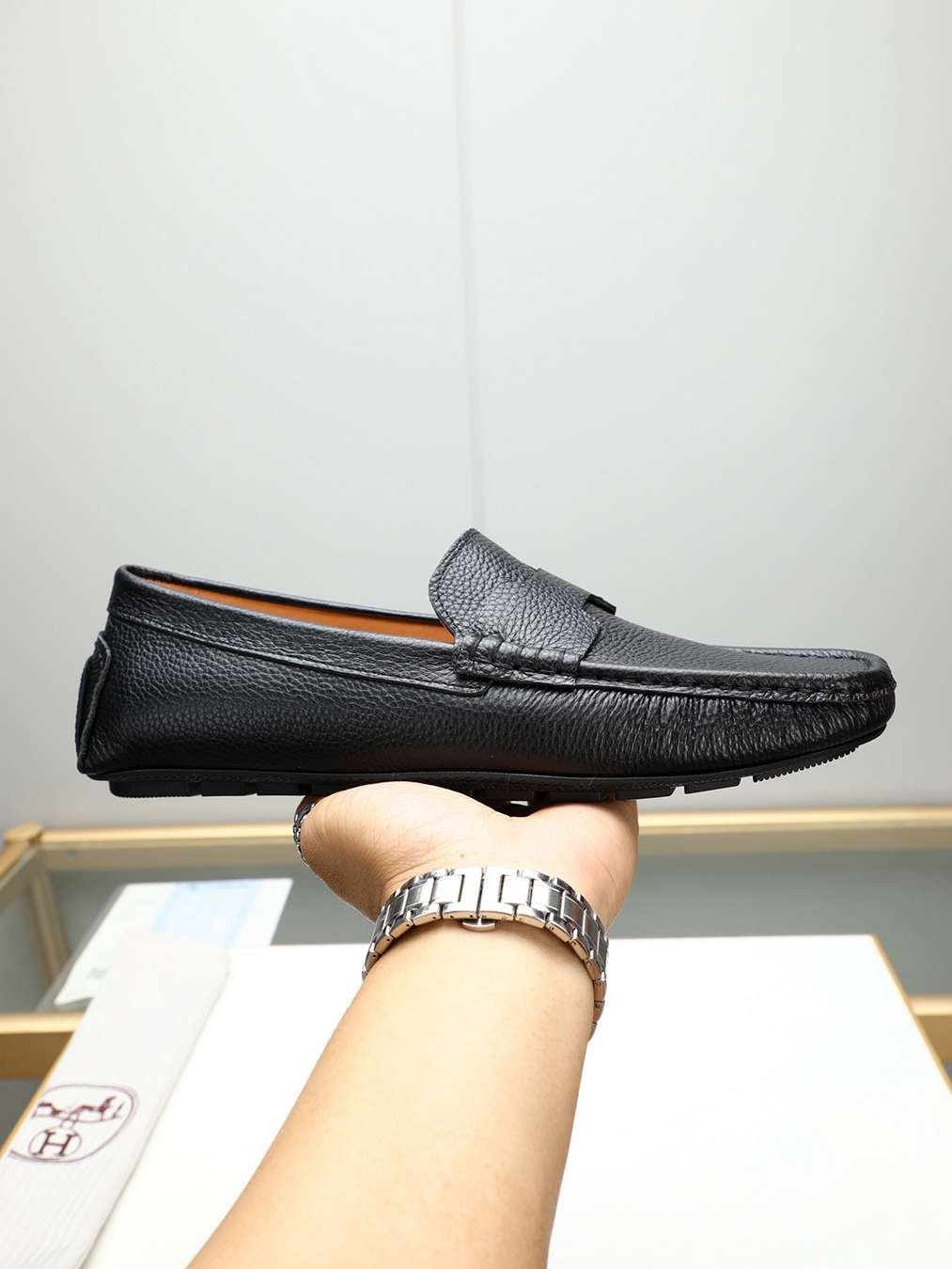 Hermes Men's Leather Sneakers Colorway 9 1308220-9