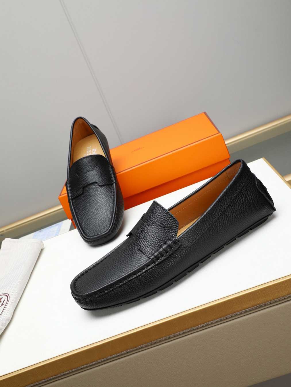 Hermes Men’s Leather Sneakers Colorway 9 1308220-9
