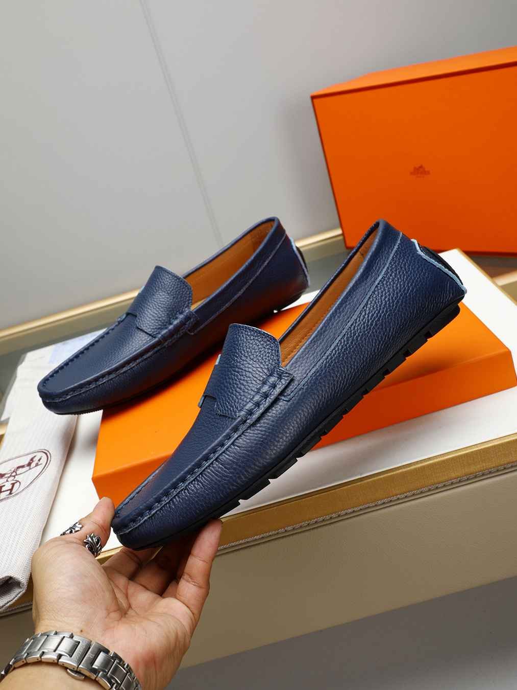 Hermes Men’s Leather Sneakers Colorway 8 1308220-8