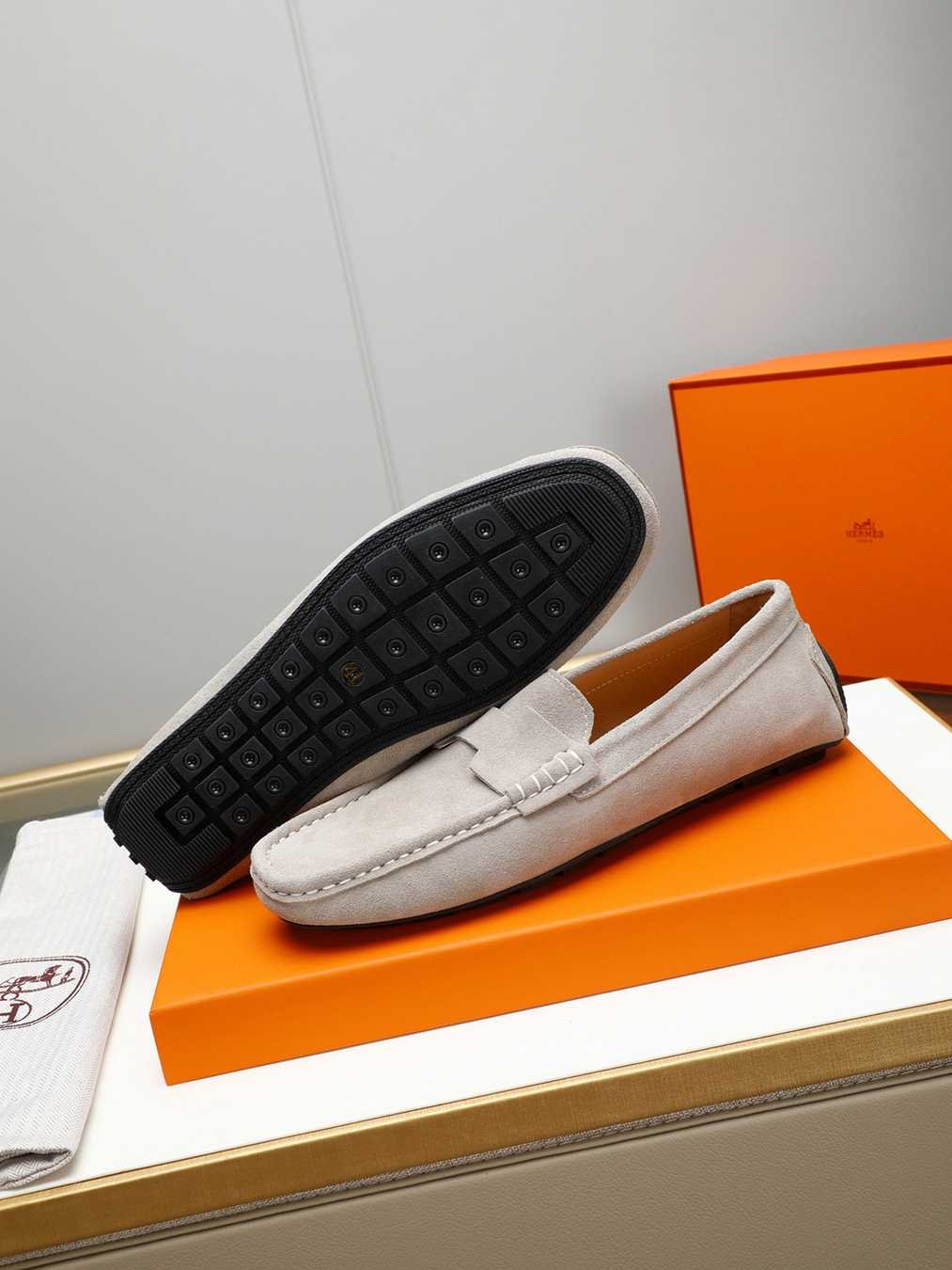 Hermes Men’s Leather Sneakers Colorway 7 1308220-7