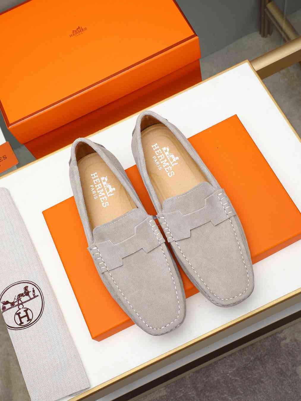 Hermes Men’s Leather Sneakers Colorway 7 1308220-7
