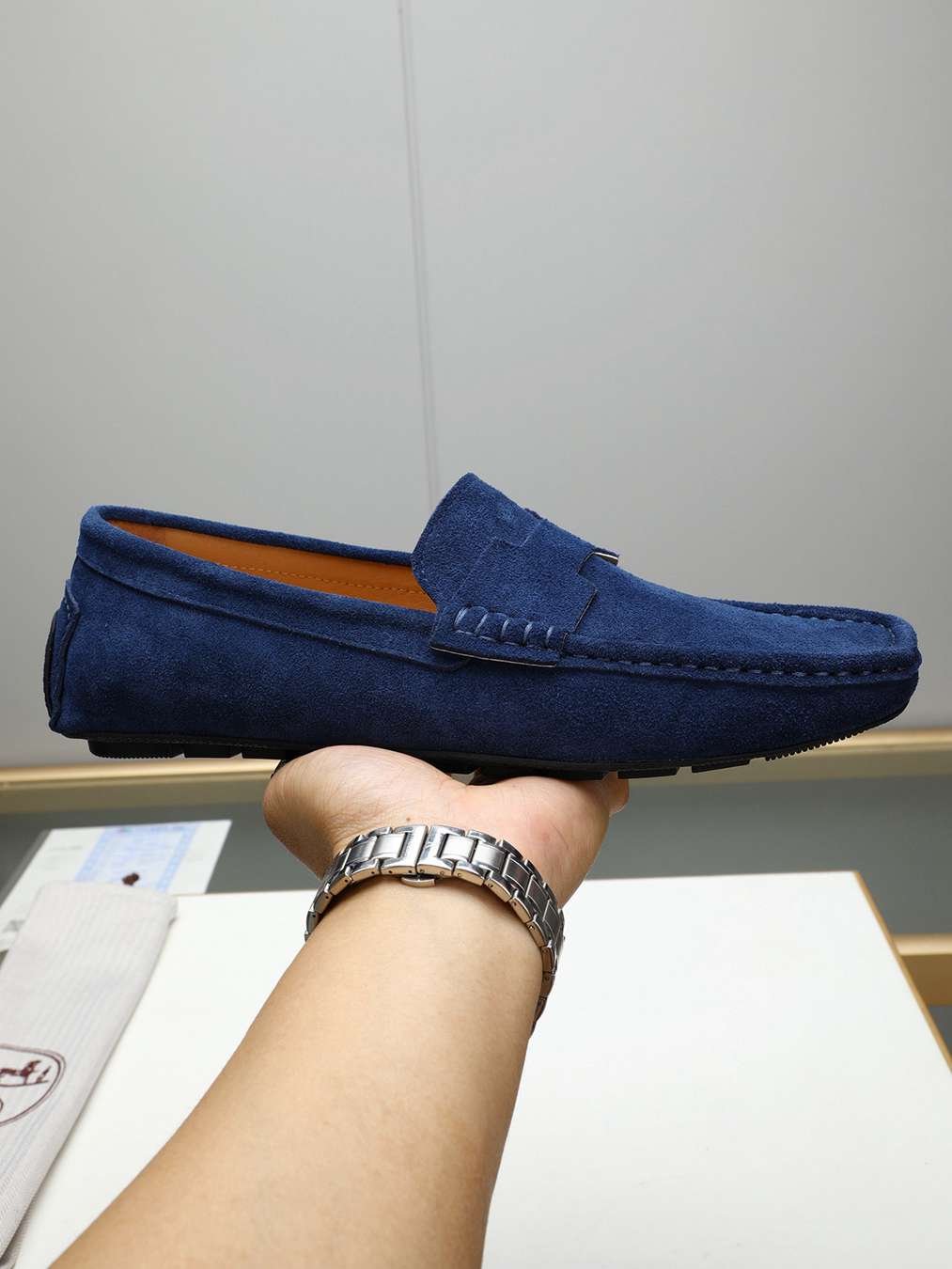 Hermes Men's Leather Sneakers Colorway 6 1308220-6