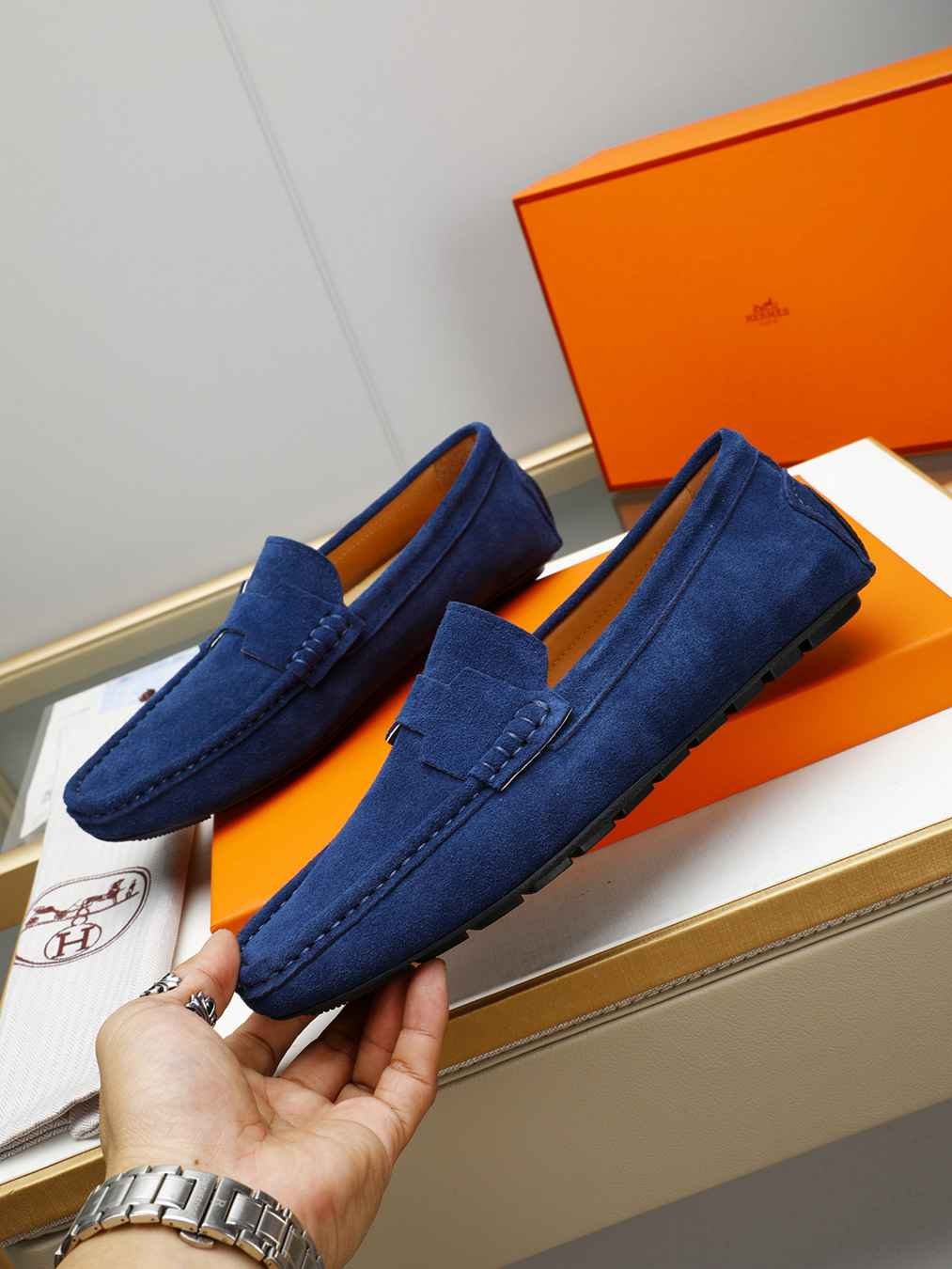 Hermes Men’s Leather Sneakers Colorway 6 1308220-6