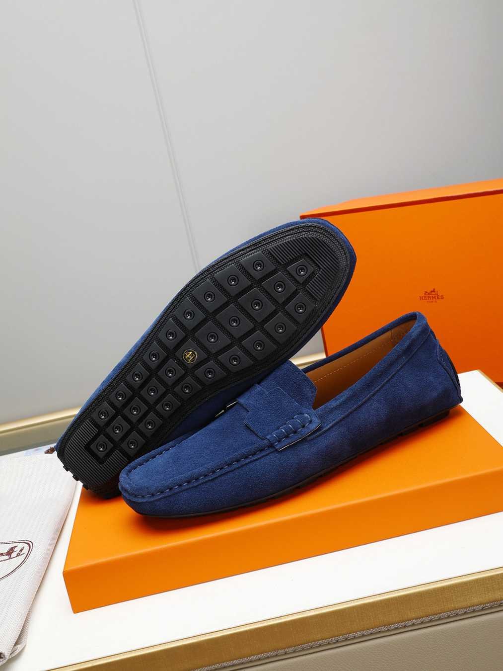 Hermes Men’s Leather Sneakers Colorway 6 1308220-6