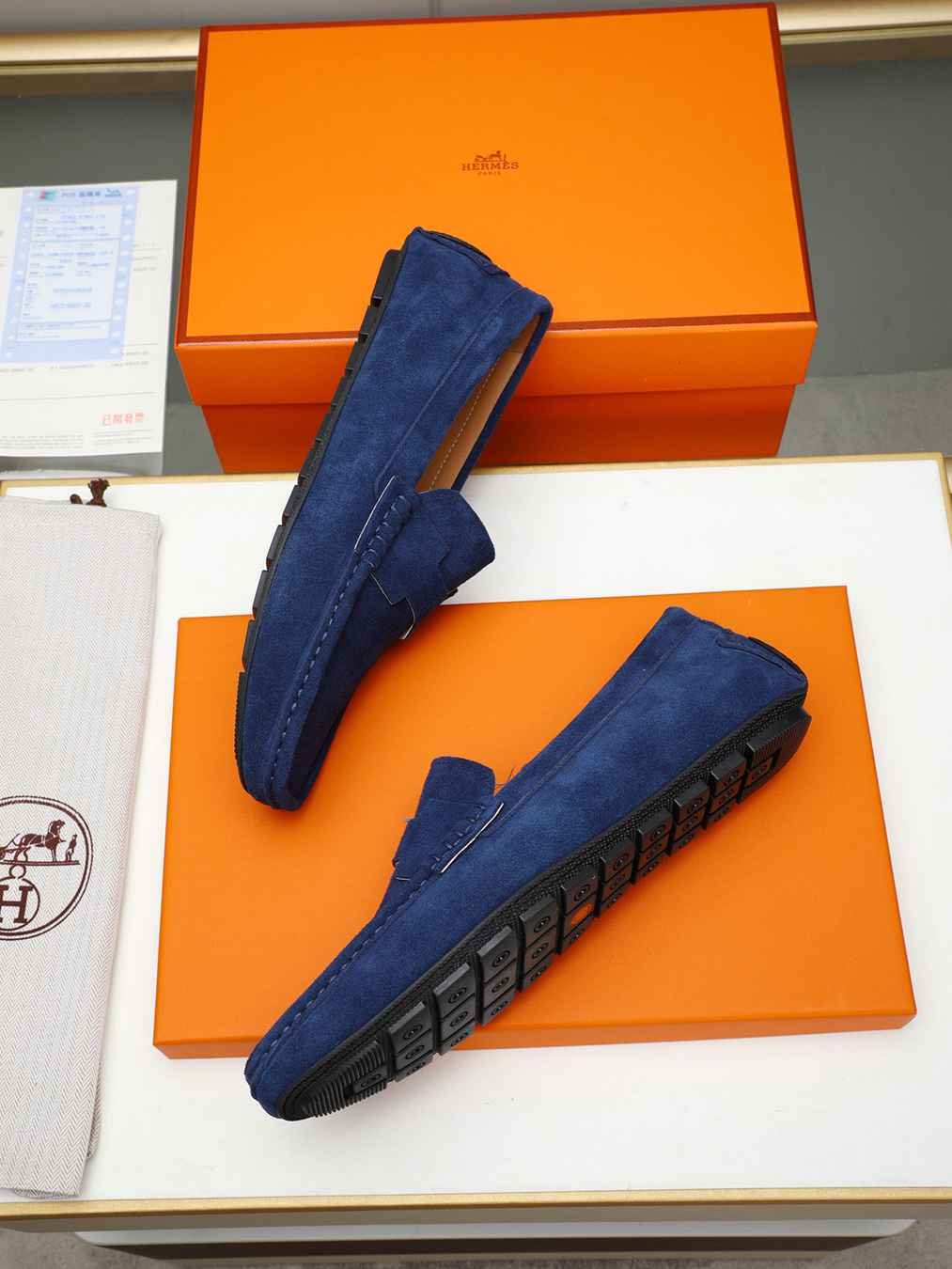 Hermes Men’s Leather Sneakers Colorway 6 1308220-6
