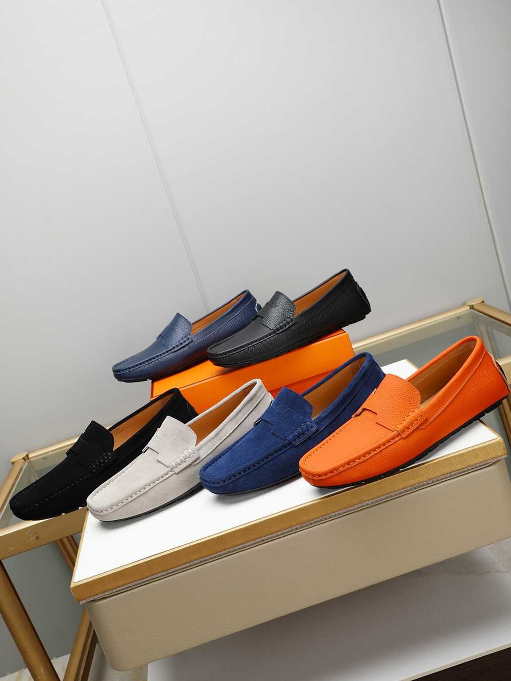 Hermes Men’s Leather Sneakers Colorway 5 1308220-5