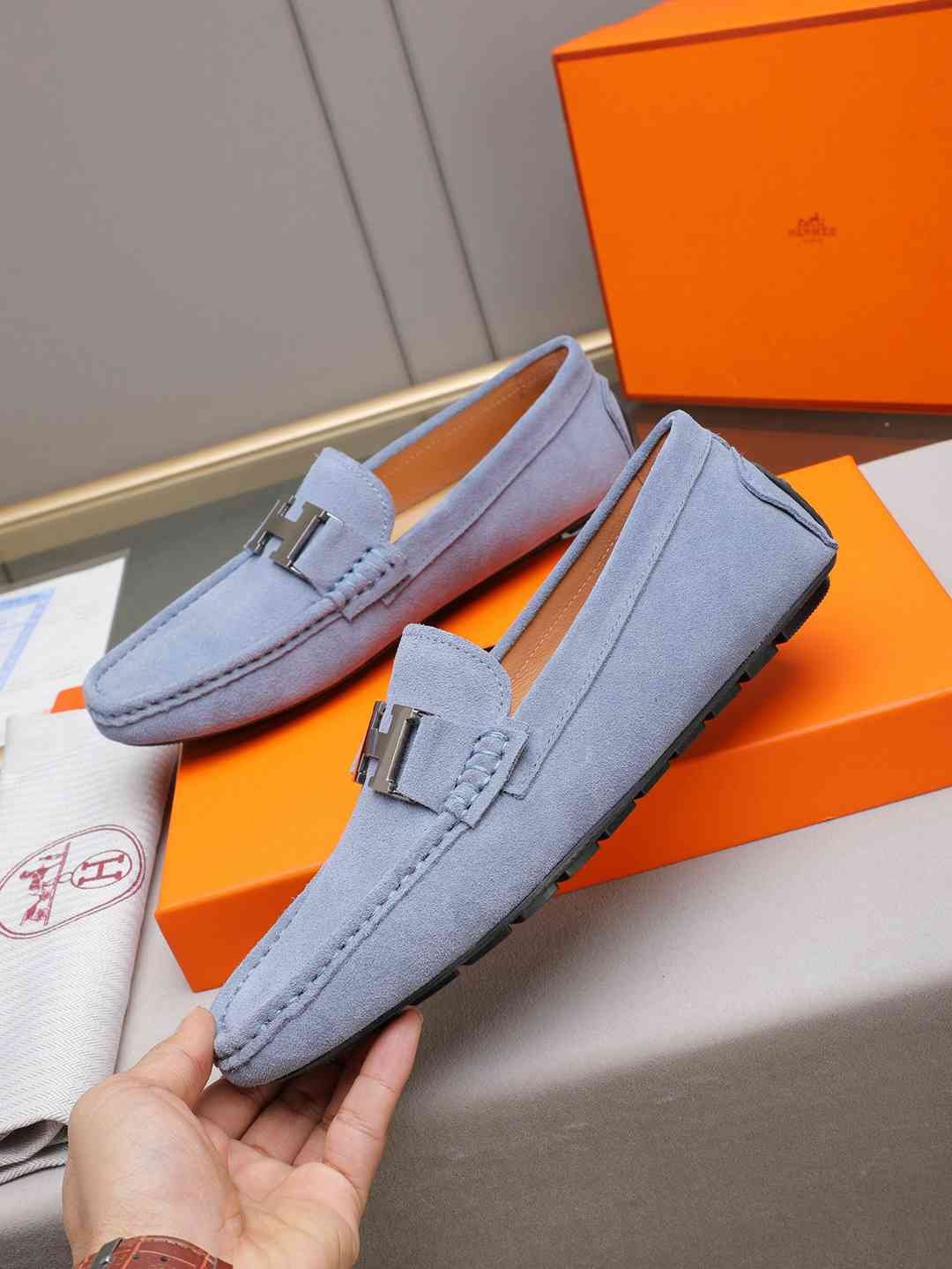 Hermes Men’s Leather Sneakers Colorway 4 1308220-4