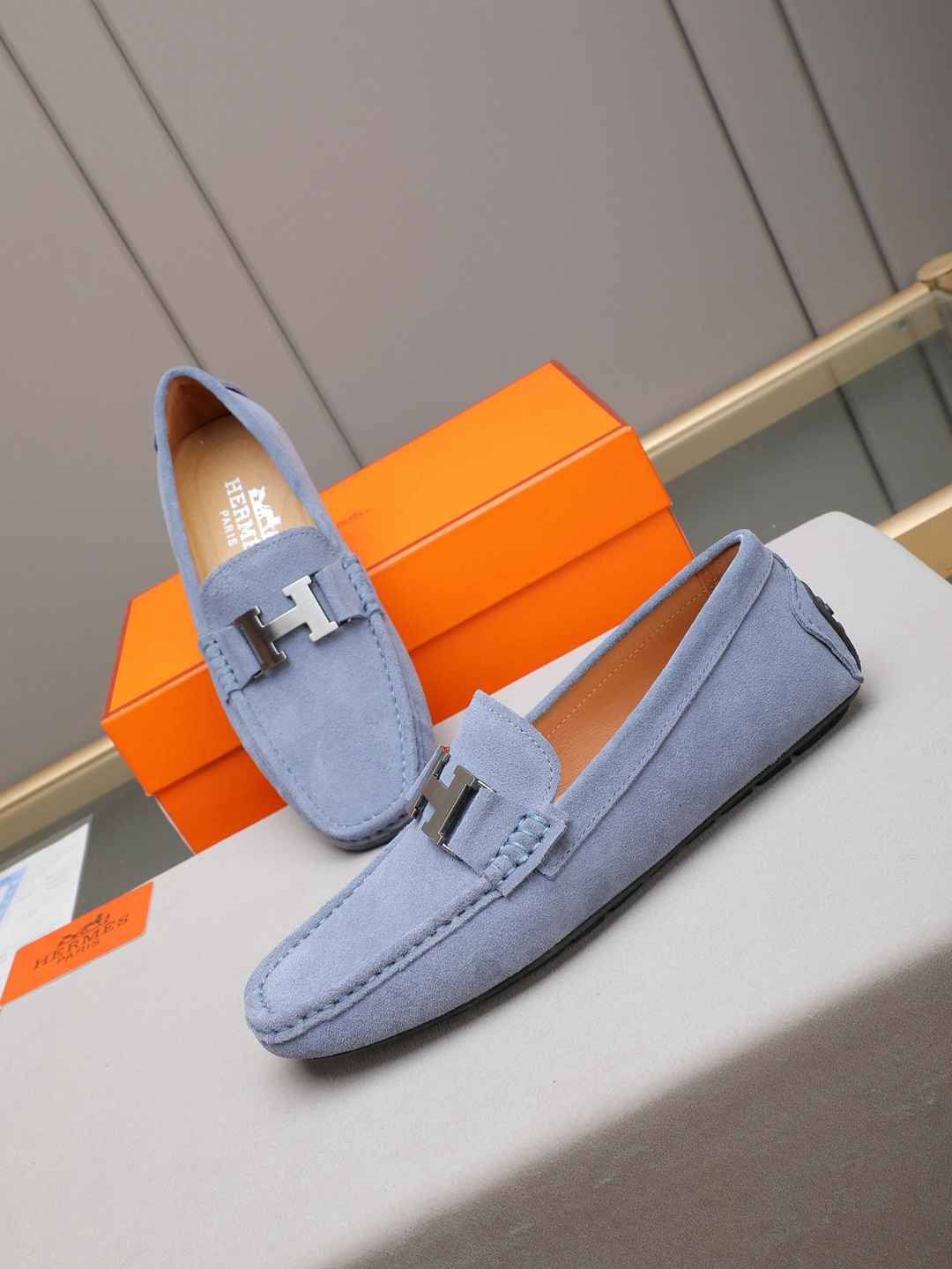 Hermes Men’s Leather Sneakers Colorway 4 1308220-4