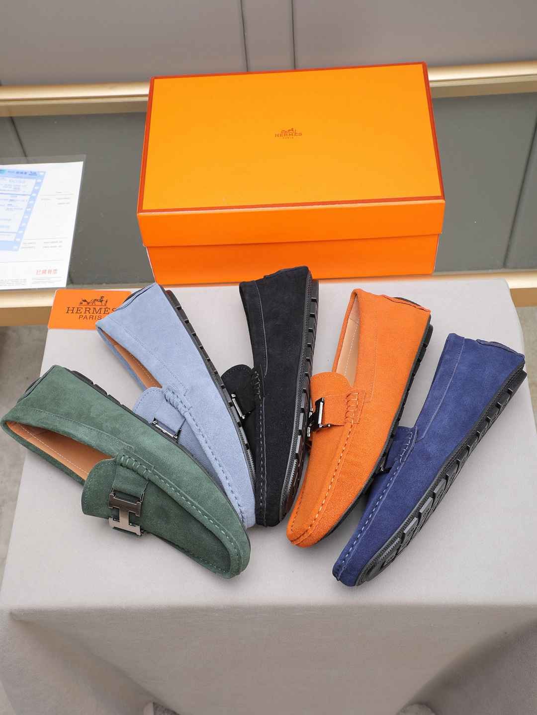 Hermes Men’s Leather Sneakers Colorway 4 1308220-4