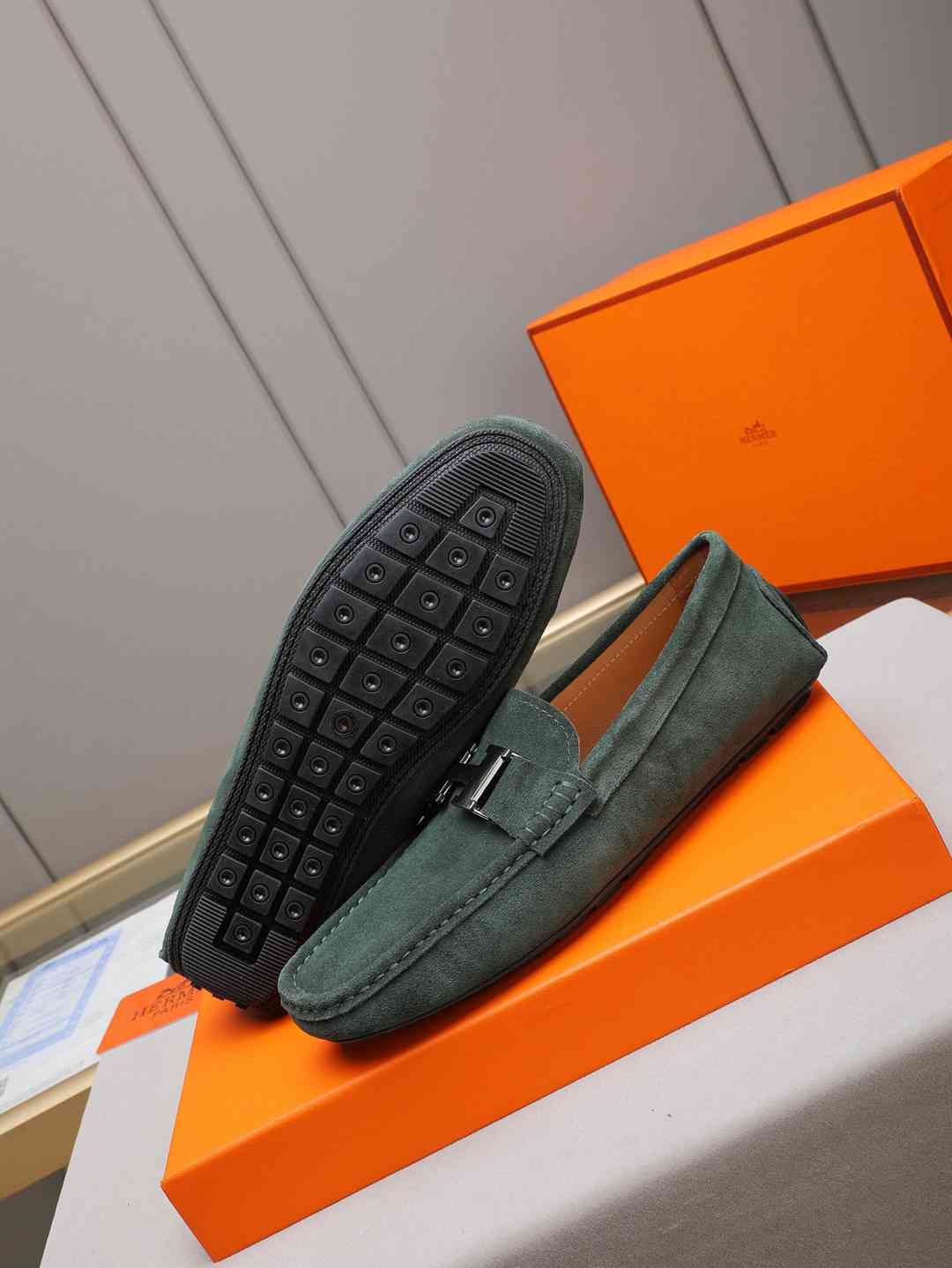 Hermes Men’s Leather Sneakers Colorway 3 1308220-3