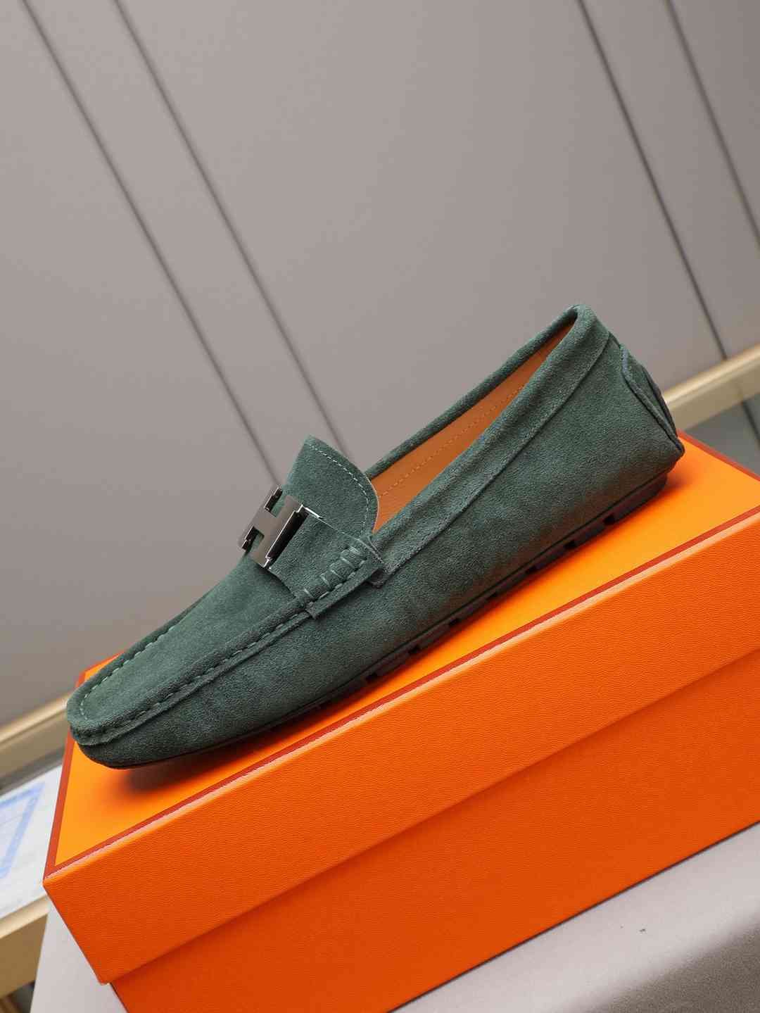Hermes Men’s Leather Sneakers Colorway 3 1308220-3