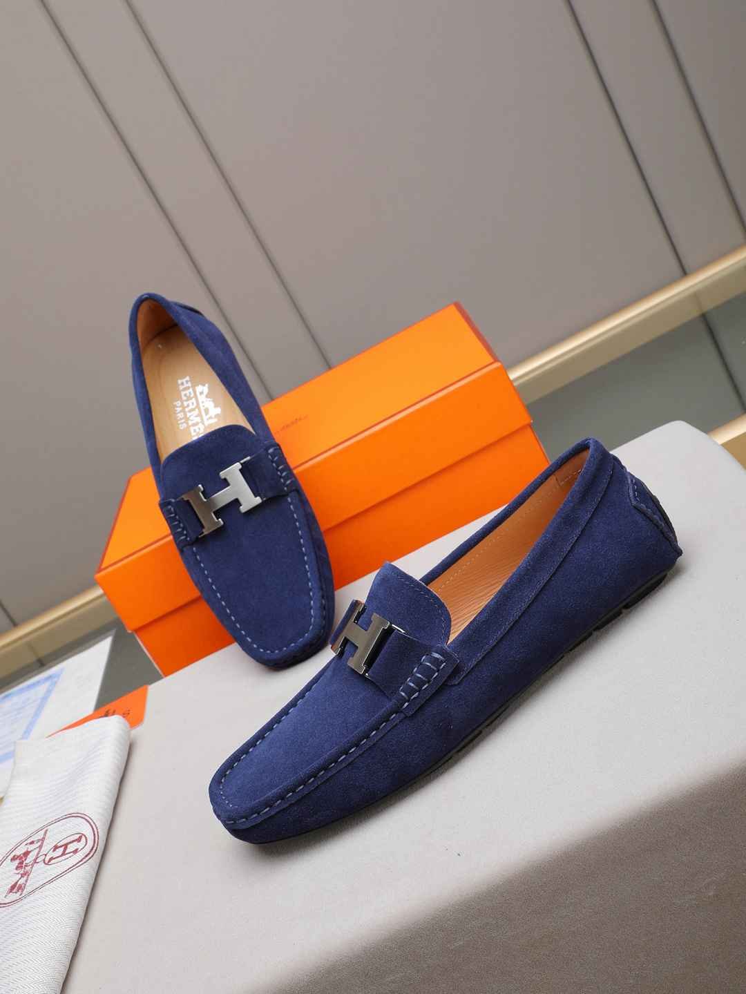 Hermes Men’s Leather Sneakers Colorway 2 1308220-2