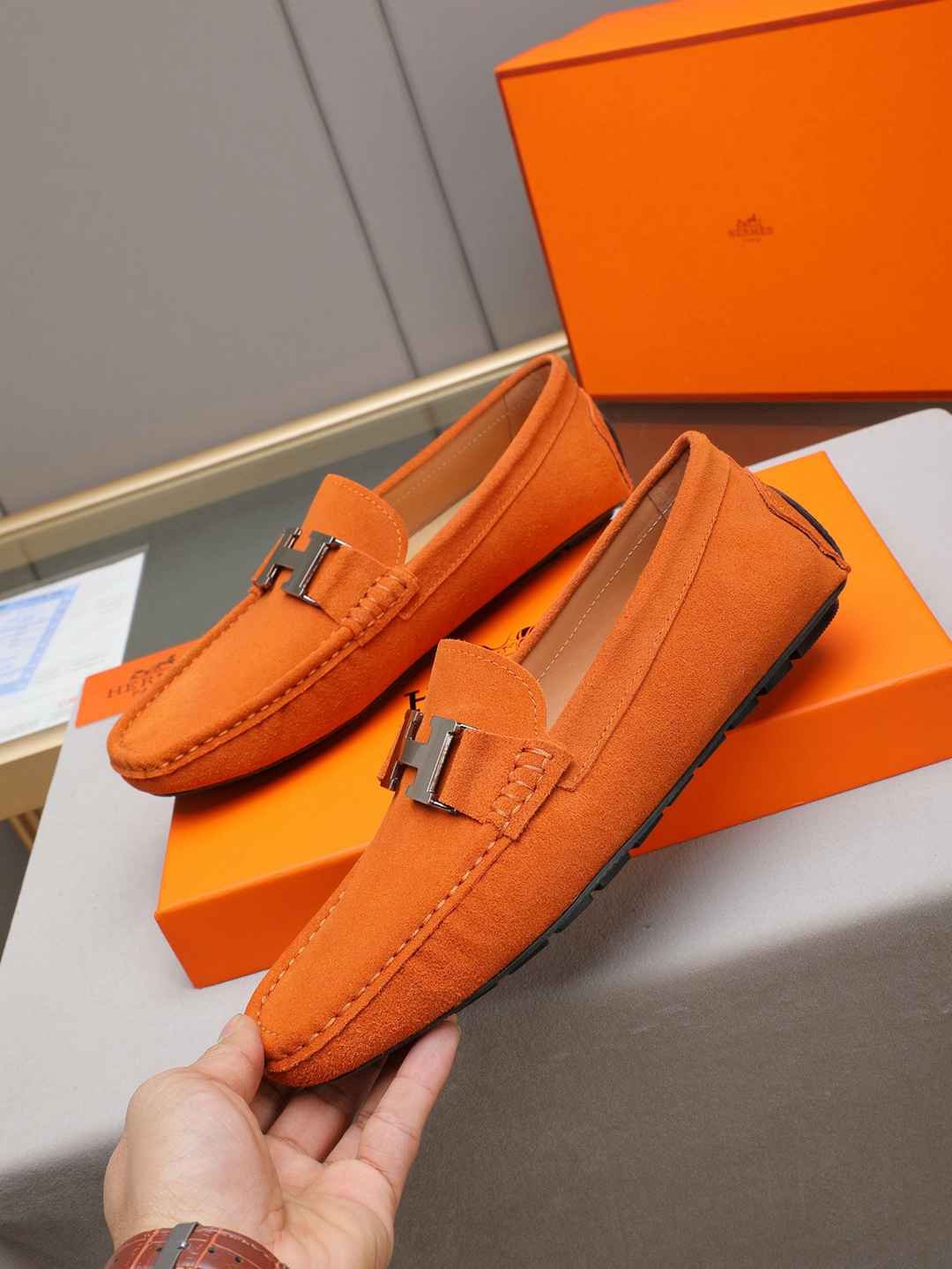 Hermes Men’s Leather Sneakers Colorway 1 1308220-1