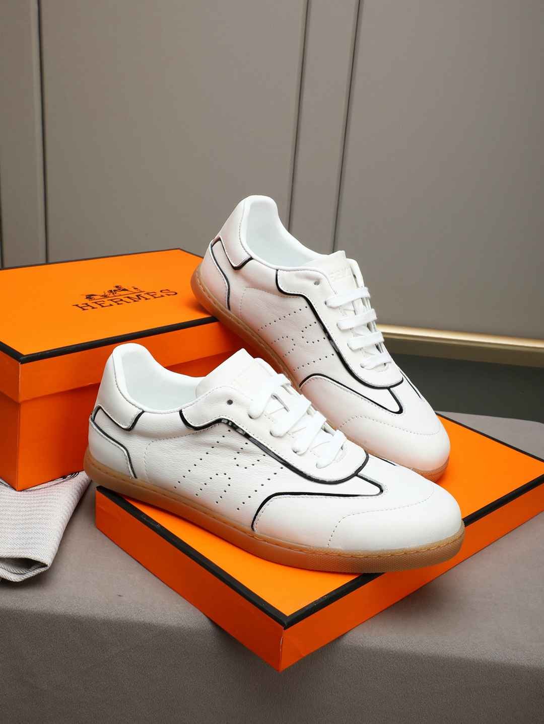 Hermes OK Trainer Sneakers White Colorway 1 1308240-1