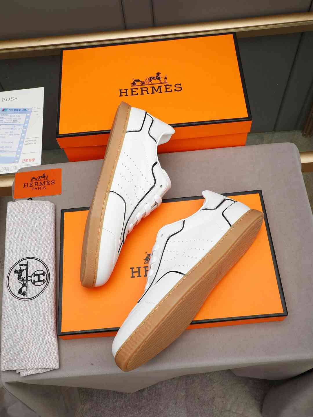 Hermes OK Trainer Sneakers White Colorway 1 1308240-1