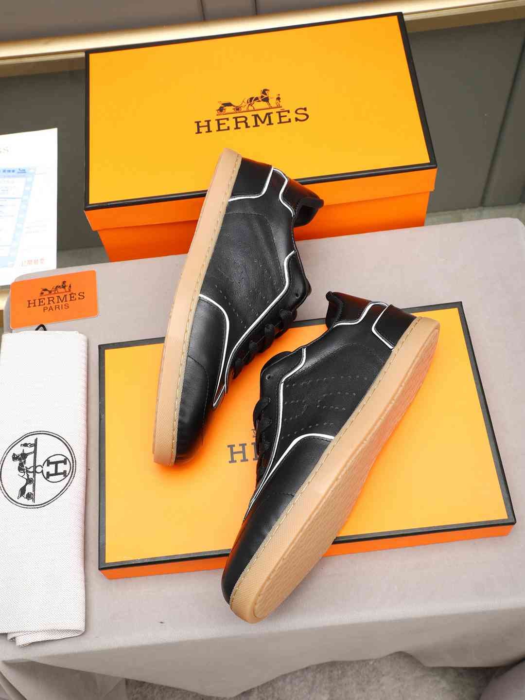 Hermes OK Trainer Sneakers White 1308240