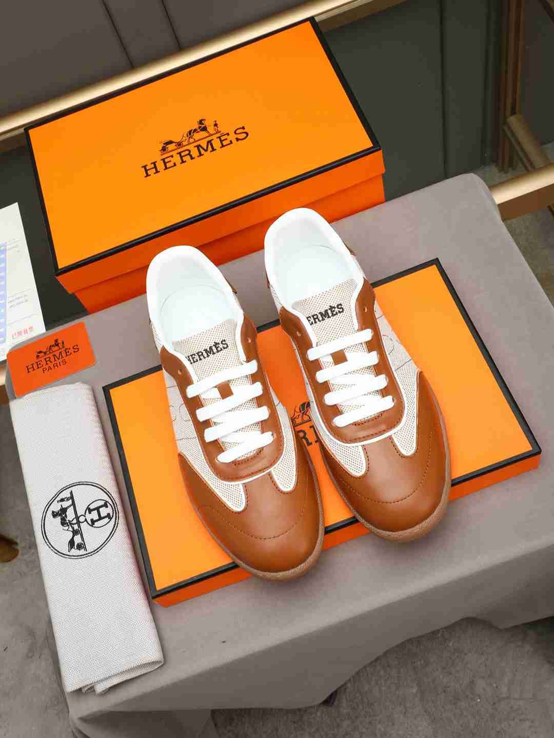 Hermes OK Trainer Sneakers White Colorway 1 1308230-1