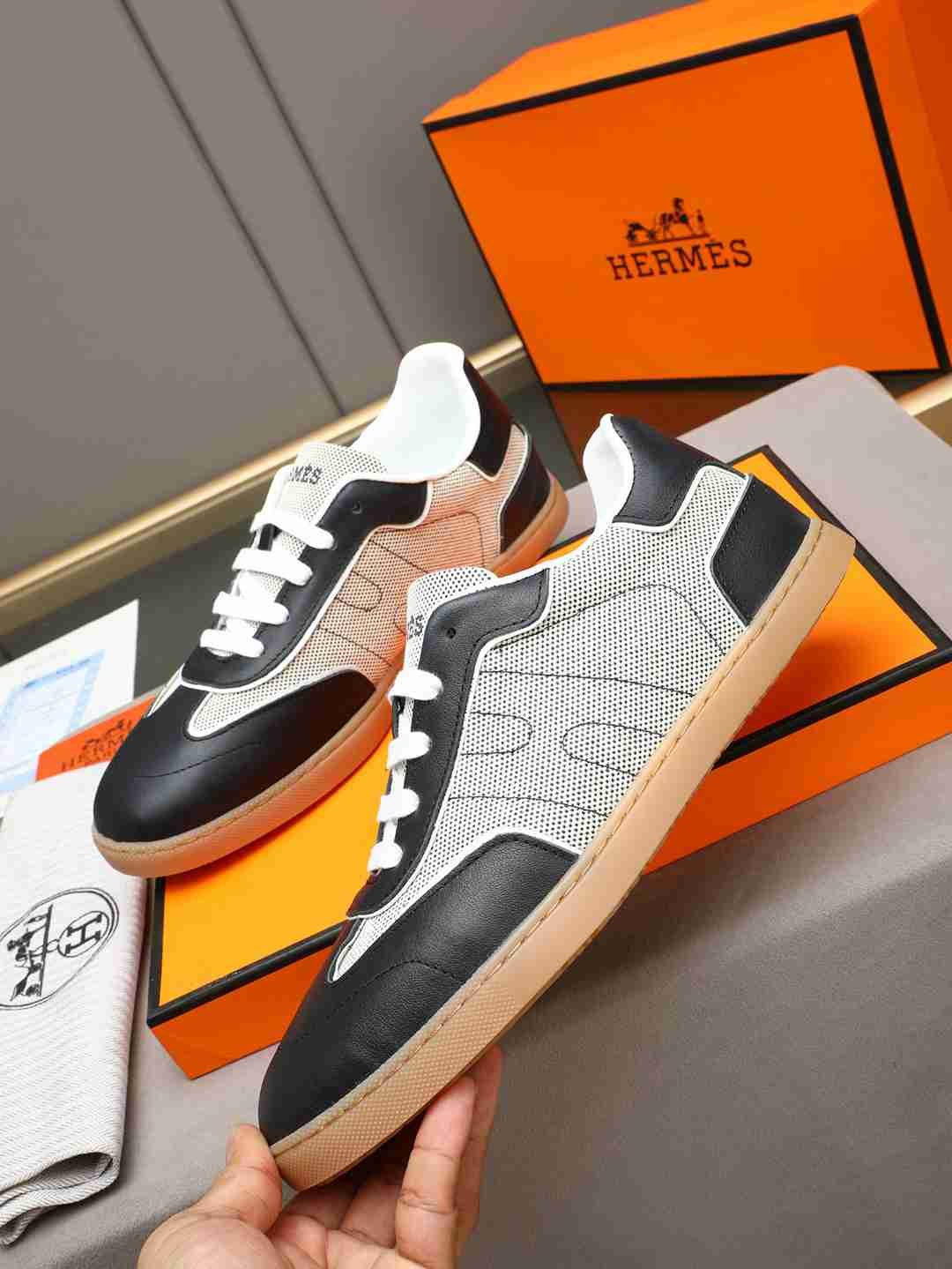 Hermes OK Trainer Sneakers White 1308230