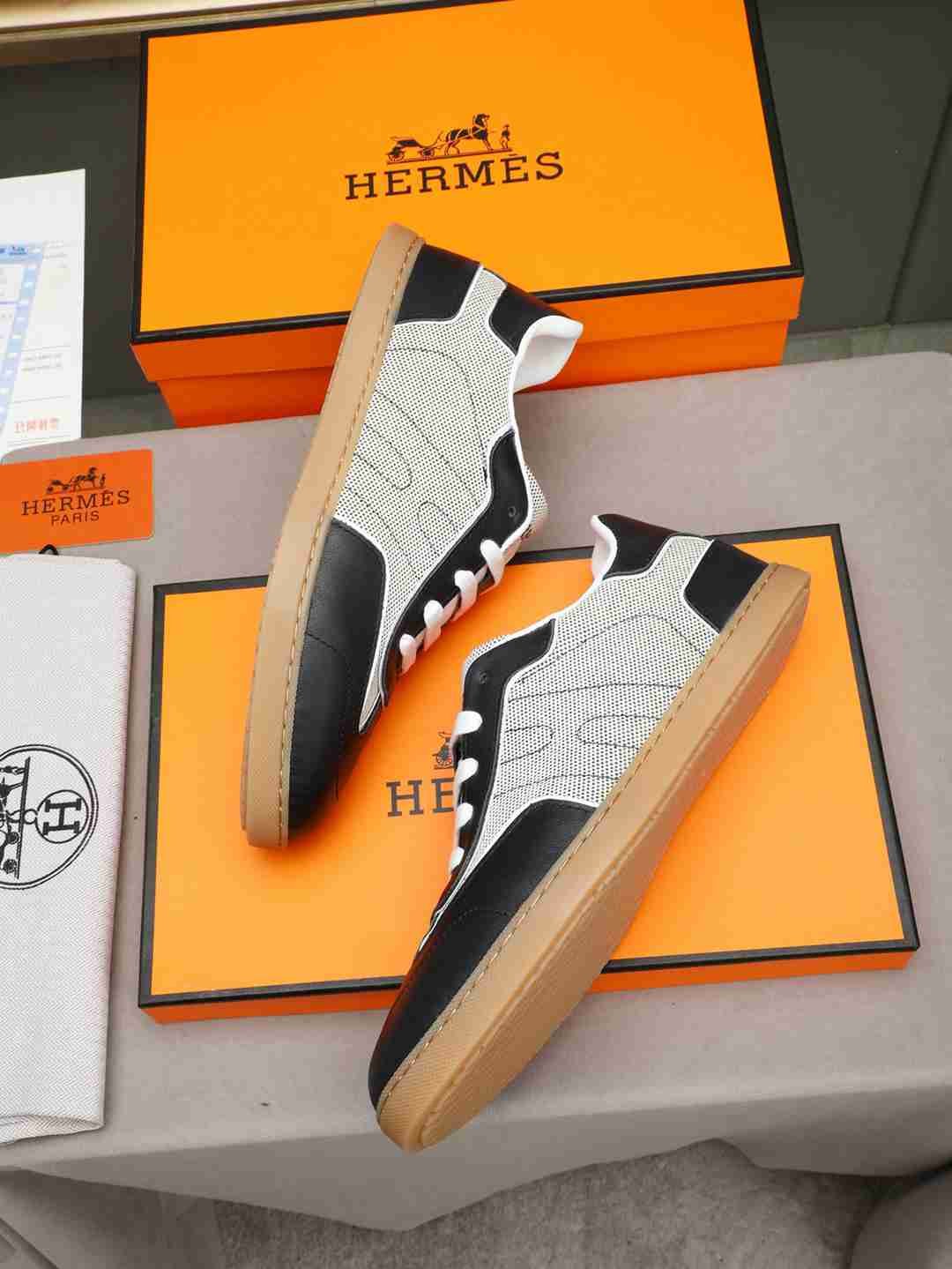 Hermes OK Trainer Sneakers White 1308230