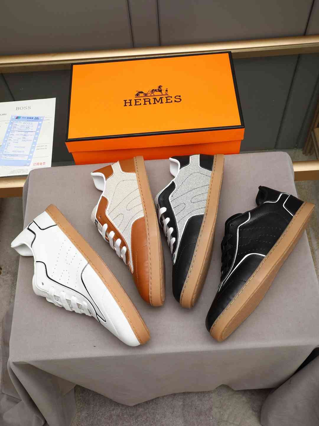 Hermes OK Trainer Sneakers White 1308230