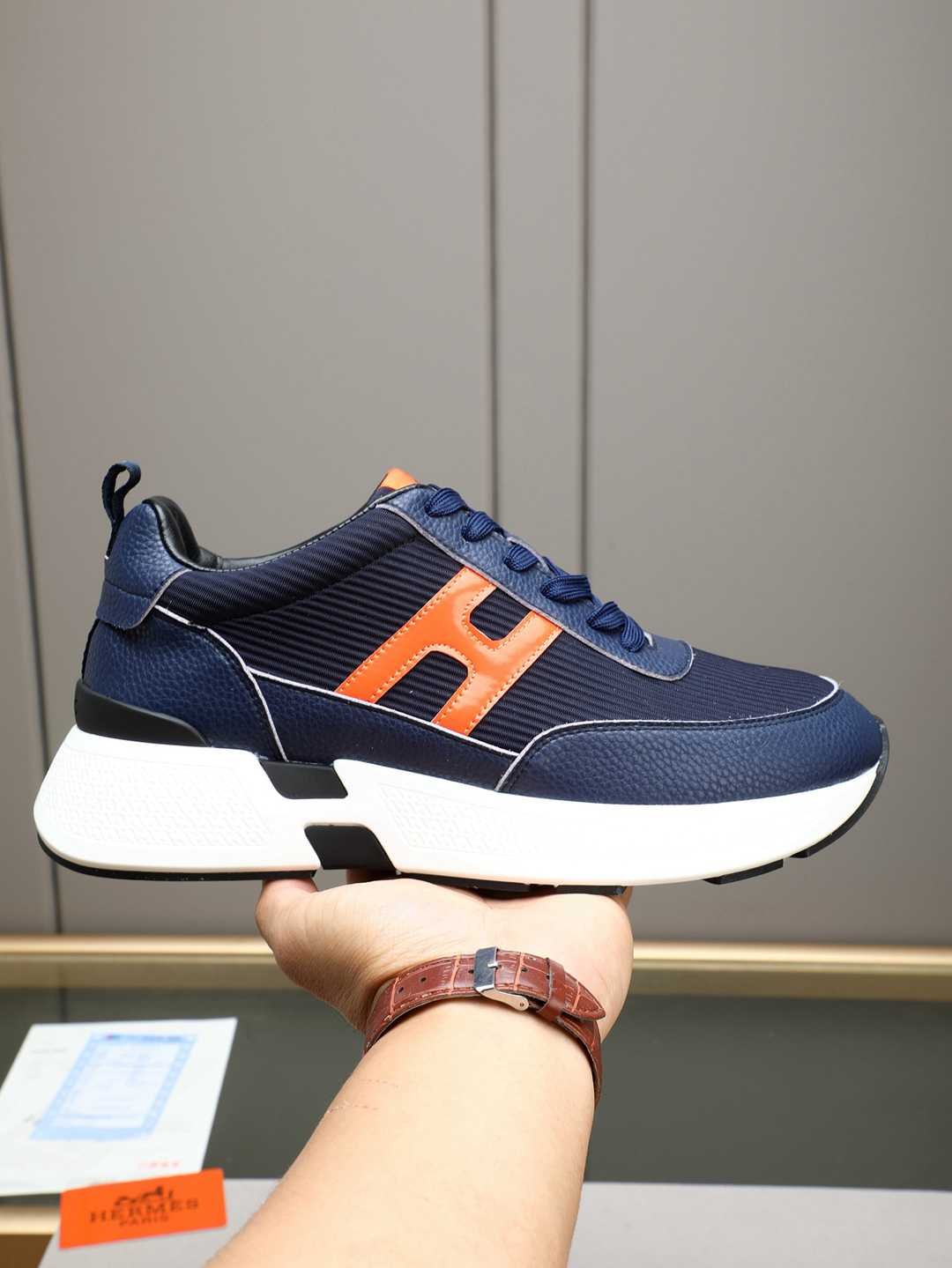 Hermes Men's Bouncing Sneakers Contrast Colorway 2 1308270-2