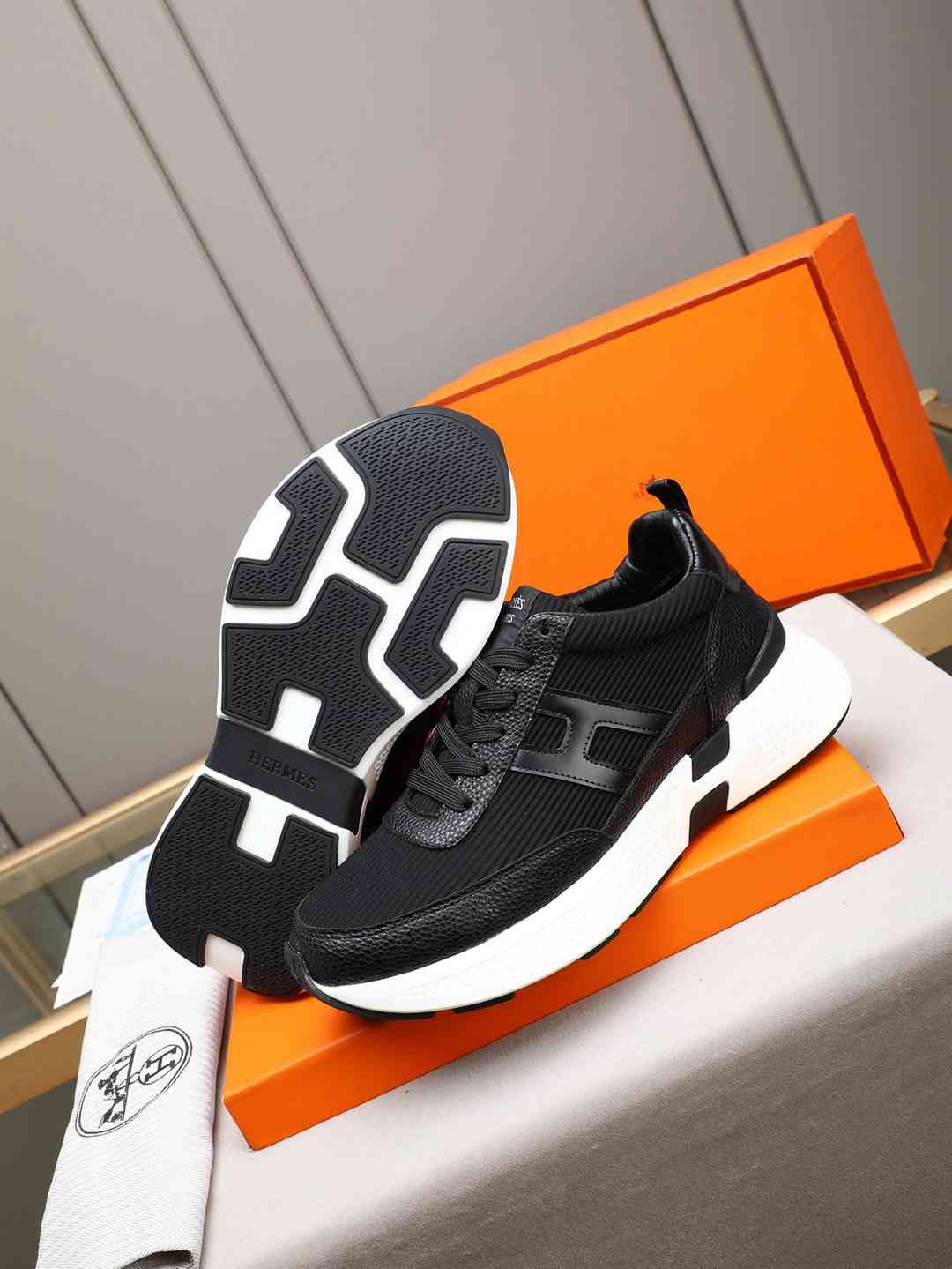 Hermes Men’s Bouncing Sneakers Contrast Colorway 1 1308270-1
