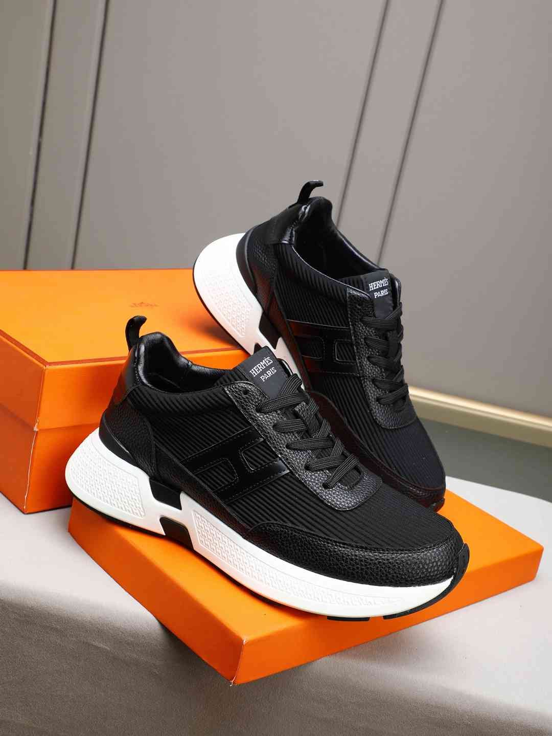 Hermes Men’s Bouncing Sneakers Contrast Colorway 1 1308270-1