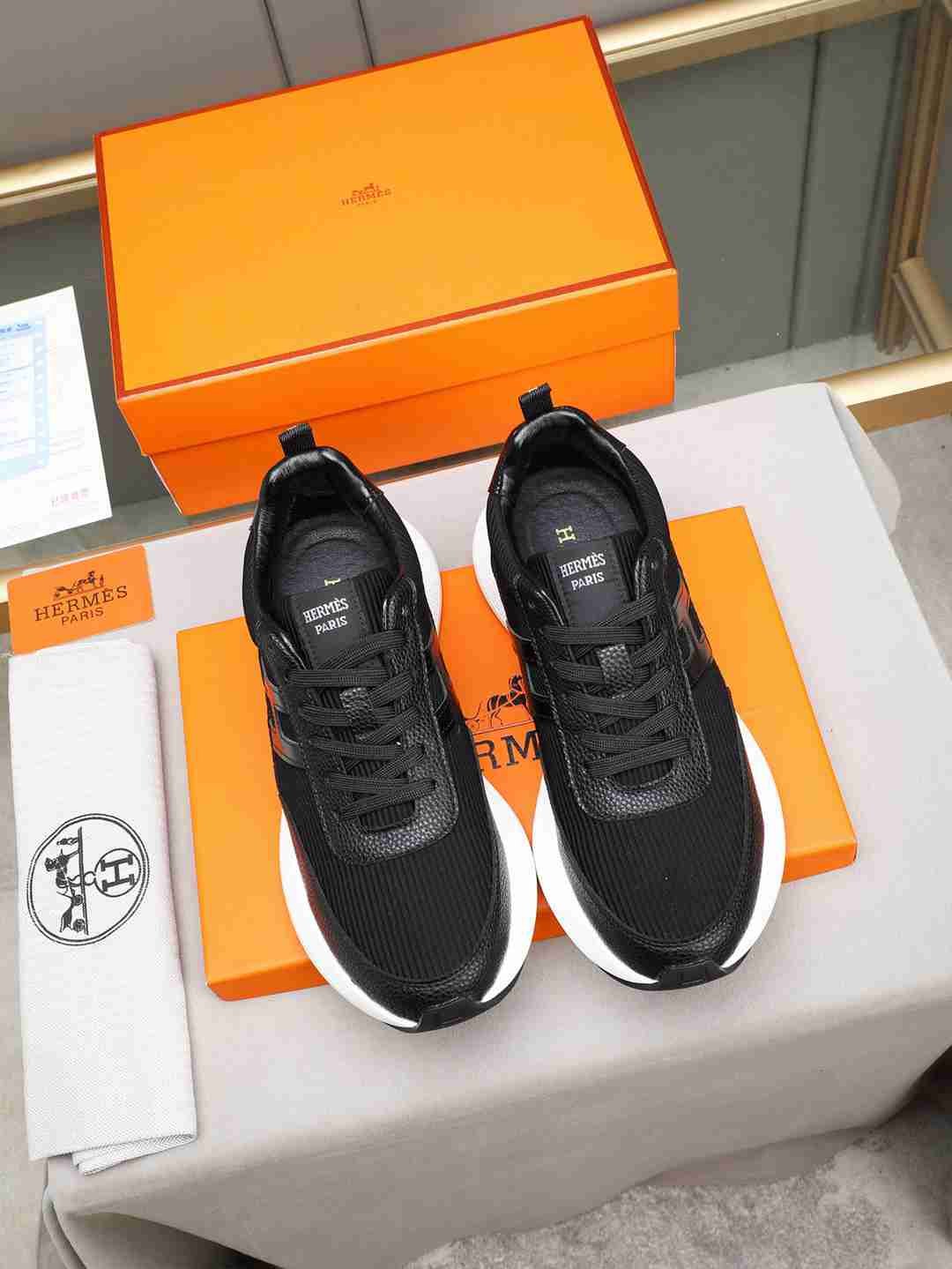 Hermes Men’s Bouncing Sneakers Contrast Colorway 1 1308270-1